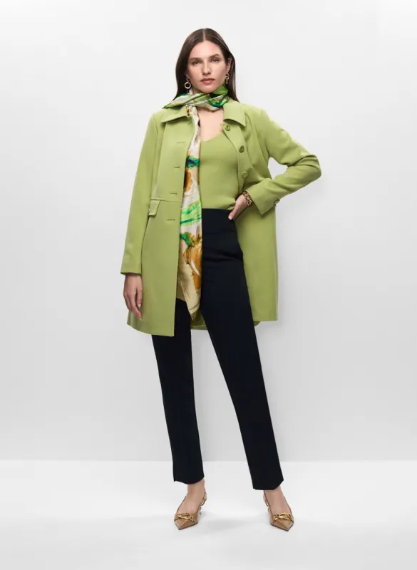 Tricotine Trench, Knit Tank & Slim Leg Pants sold by Melanie Lyne