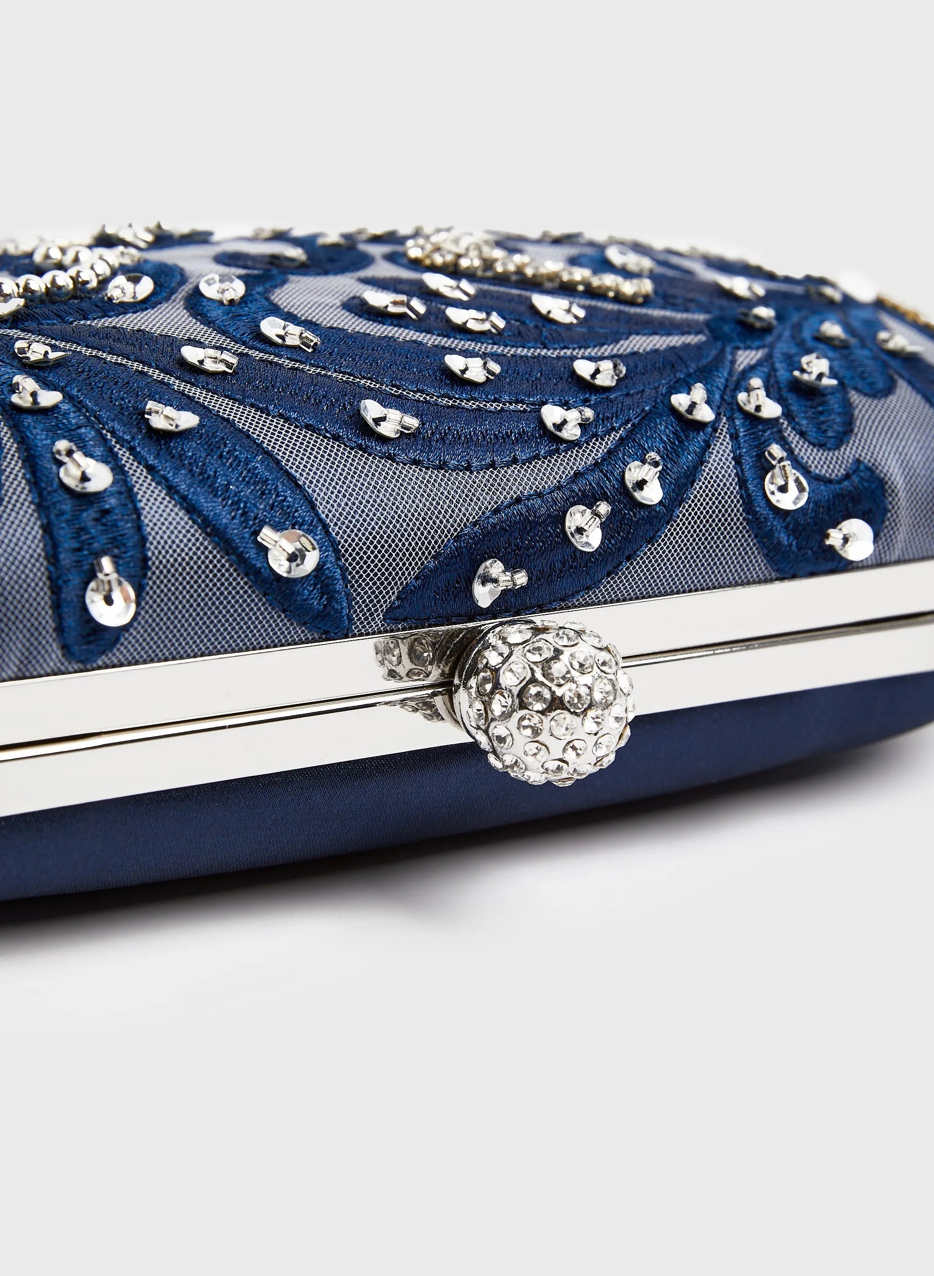 Crystal Insert Clutch sold by Melanie Lyne product image thumbnail 4