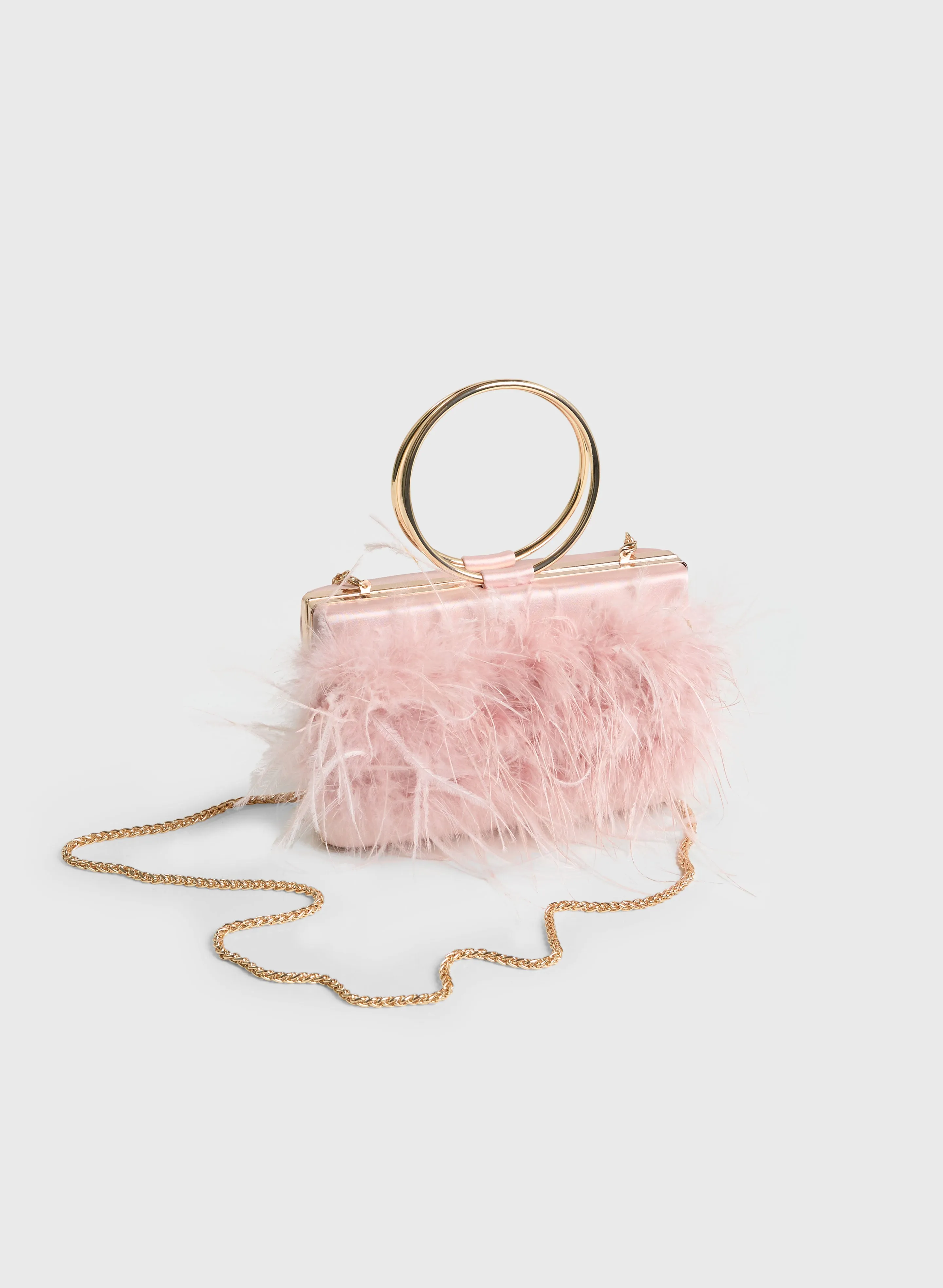 Feather Rectangular Clutch sold by Melanie Lyne