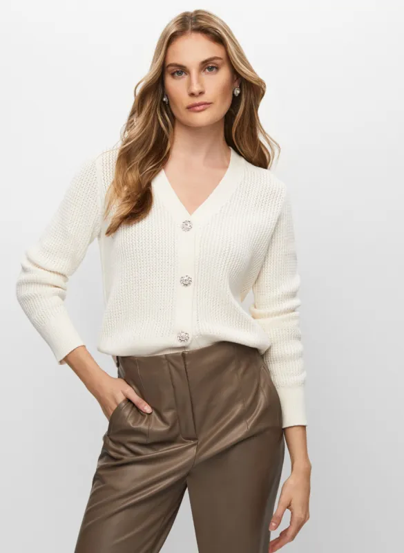 Jewel Button Cardigan sold by Melanie Lyne