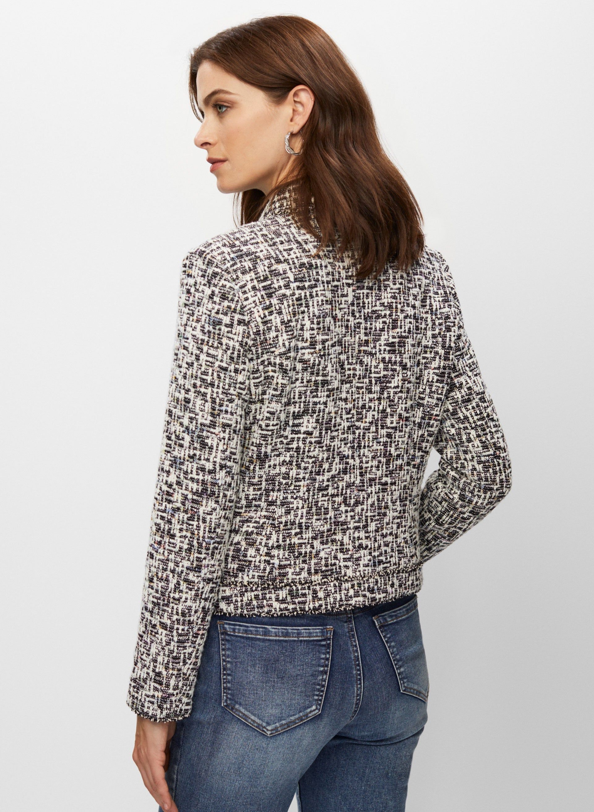 Bouclé Shirt Collar Jacket sold by Melanie Lyne product image thumbnail 2