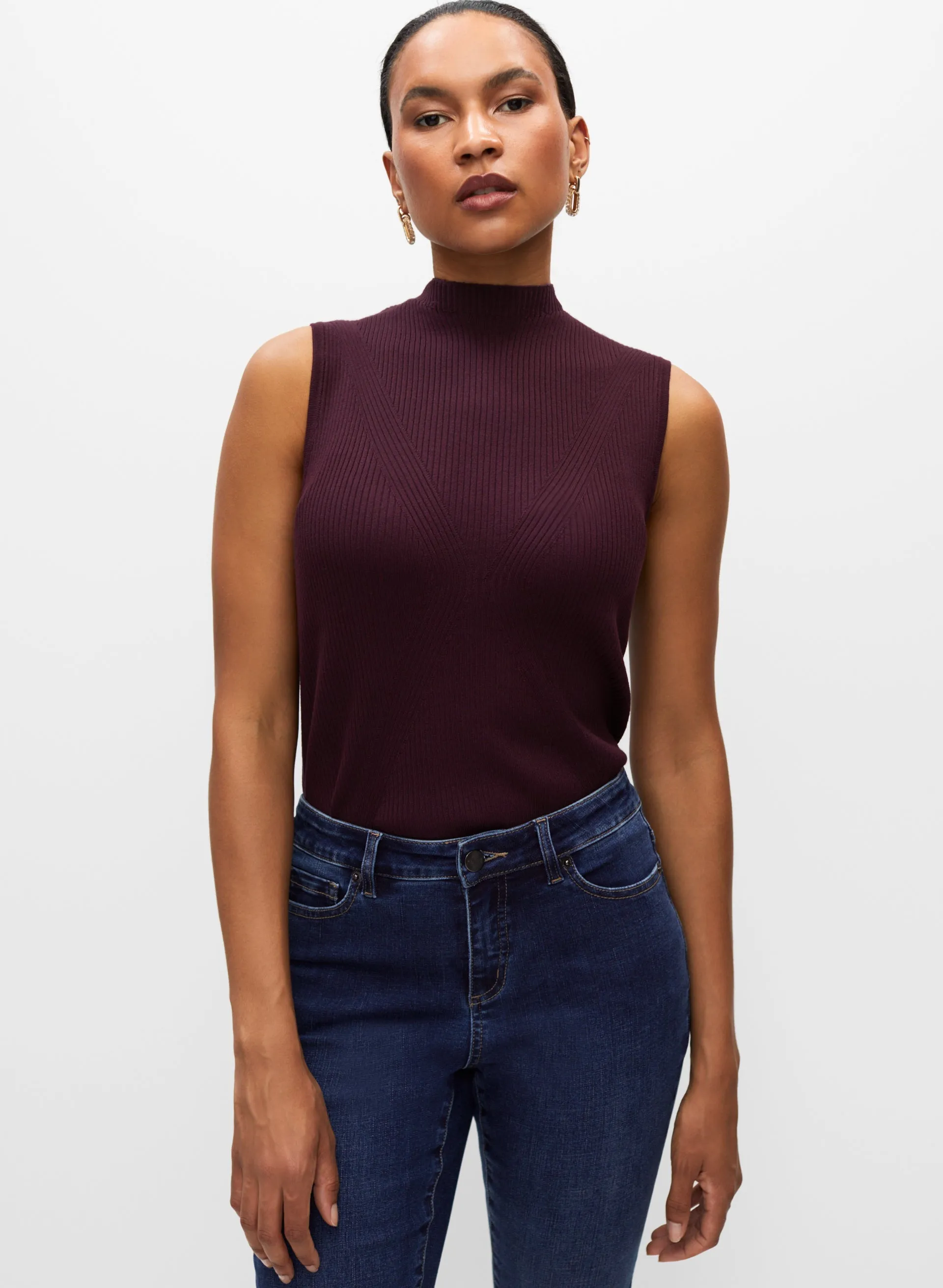 Slit Hem Straight Leg Jeans sold by Melanie Lyne product image thumbnail 3