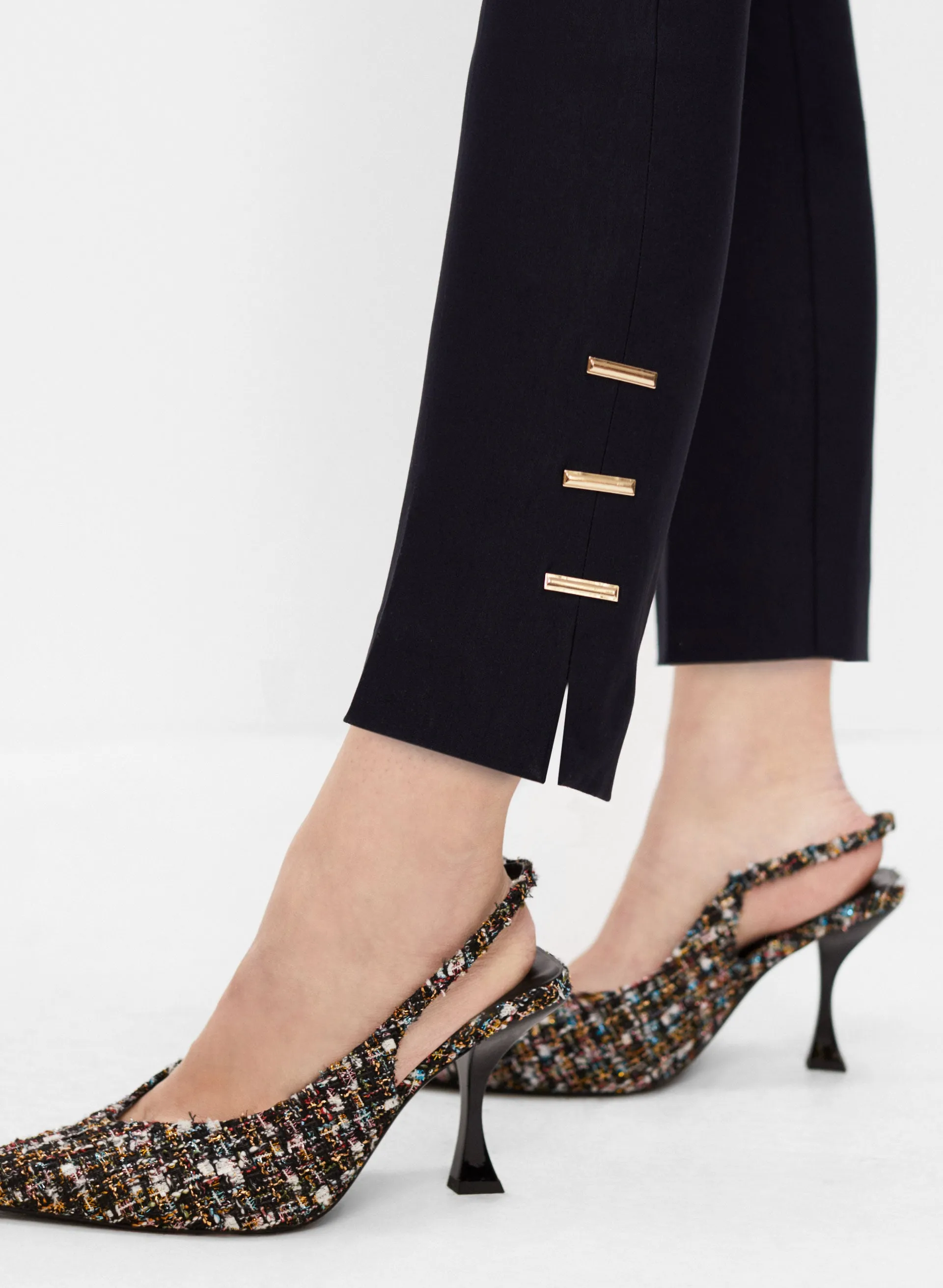 Slit Detail Pull-On Pants sold by Melanie Lyne product image thumbnail 4