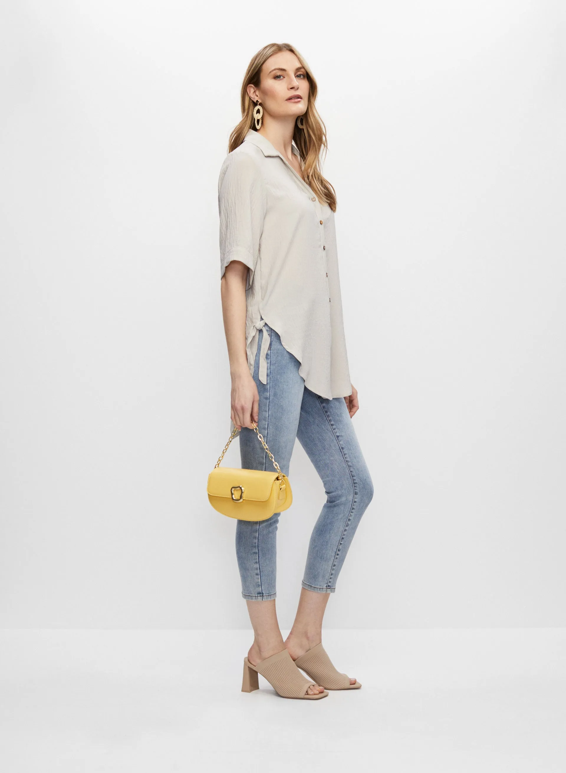 Tie Detail Button Front Top sold by Melanie Lyne product image thumbnail 5