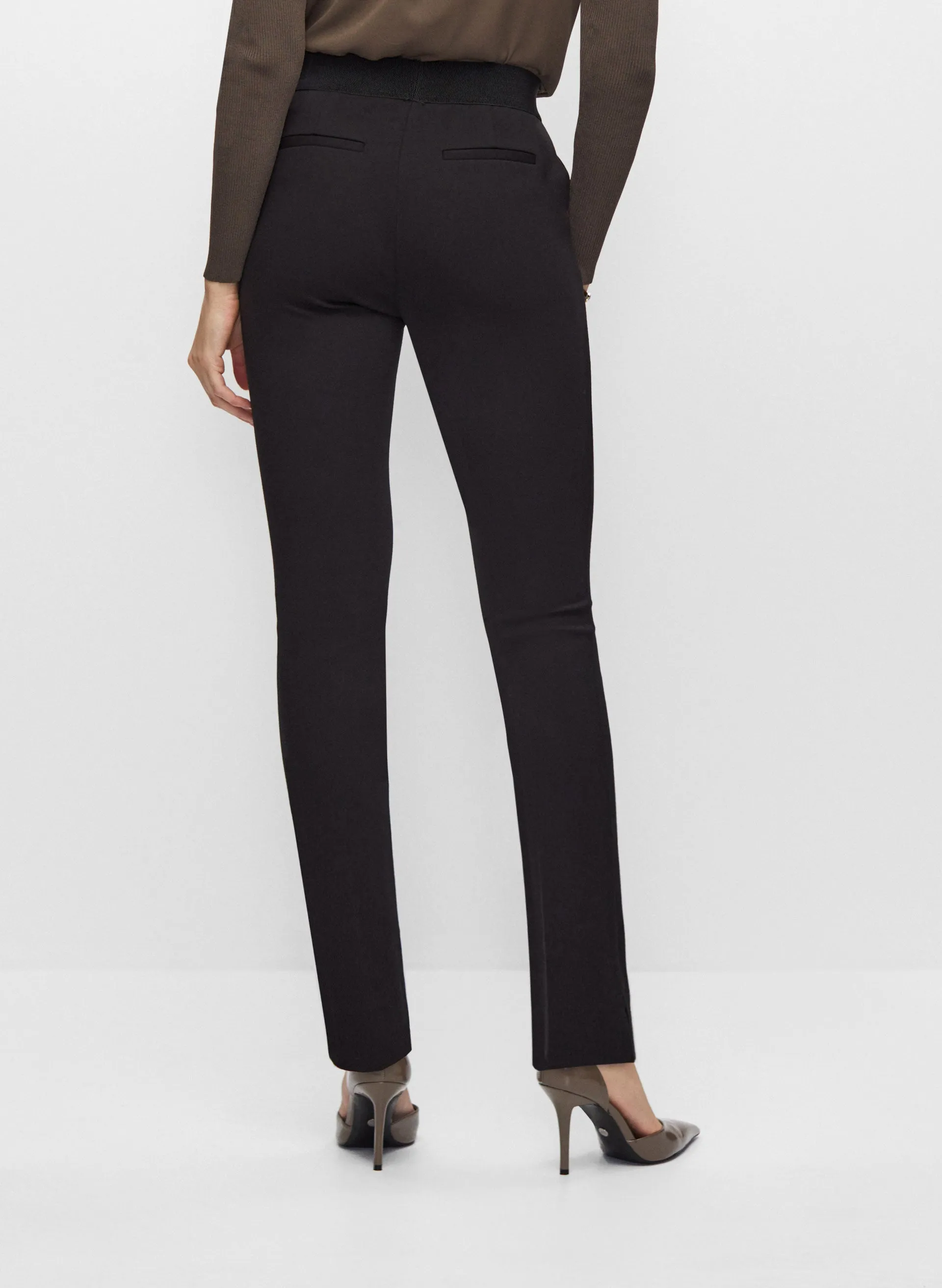 Slim Leg Pull-On Pants sold by Melanie Lyne product image thumbnail 2