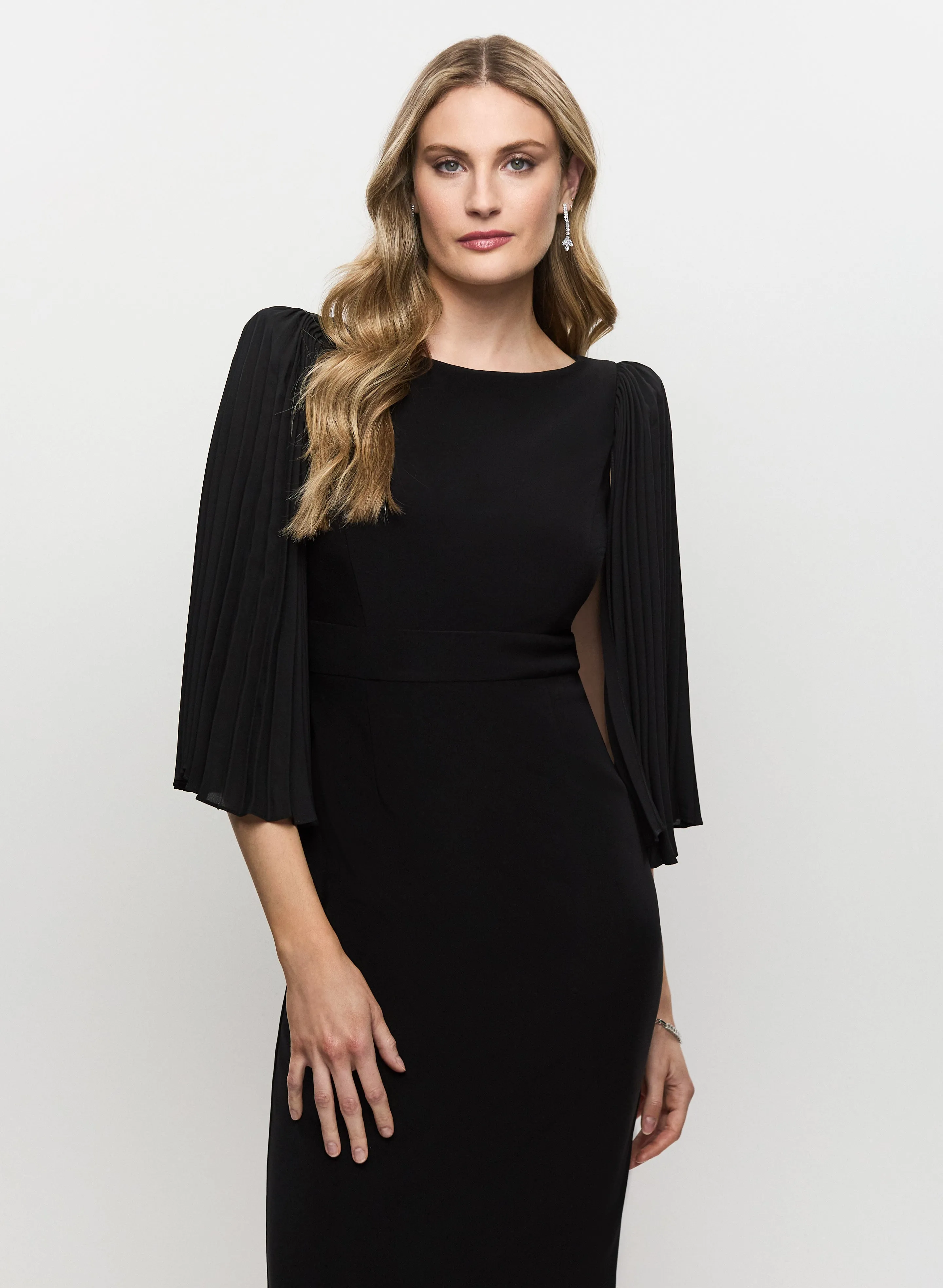 Joseph Ribkoff - Sheer Detail Dress sold by Melanie Lyne product image thumbnail 4