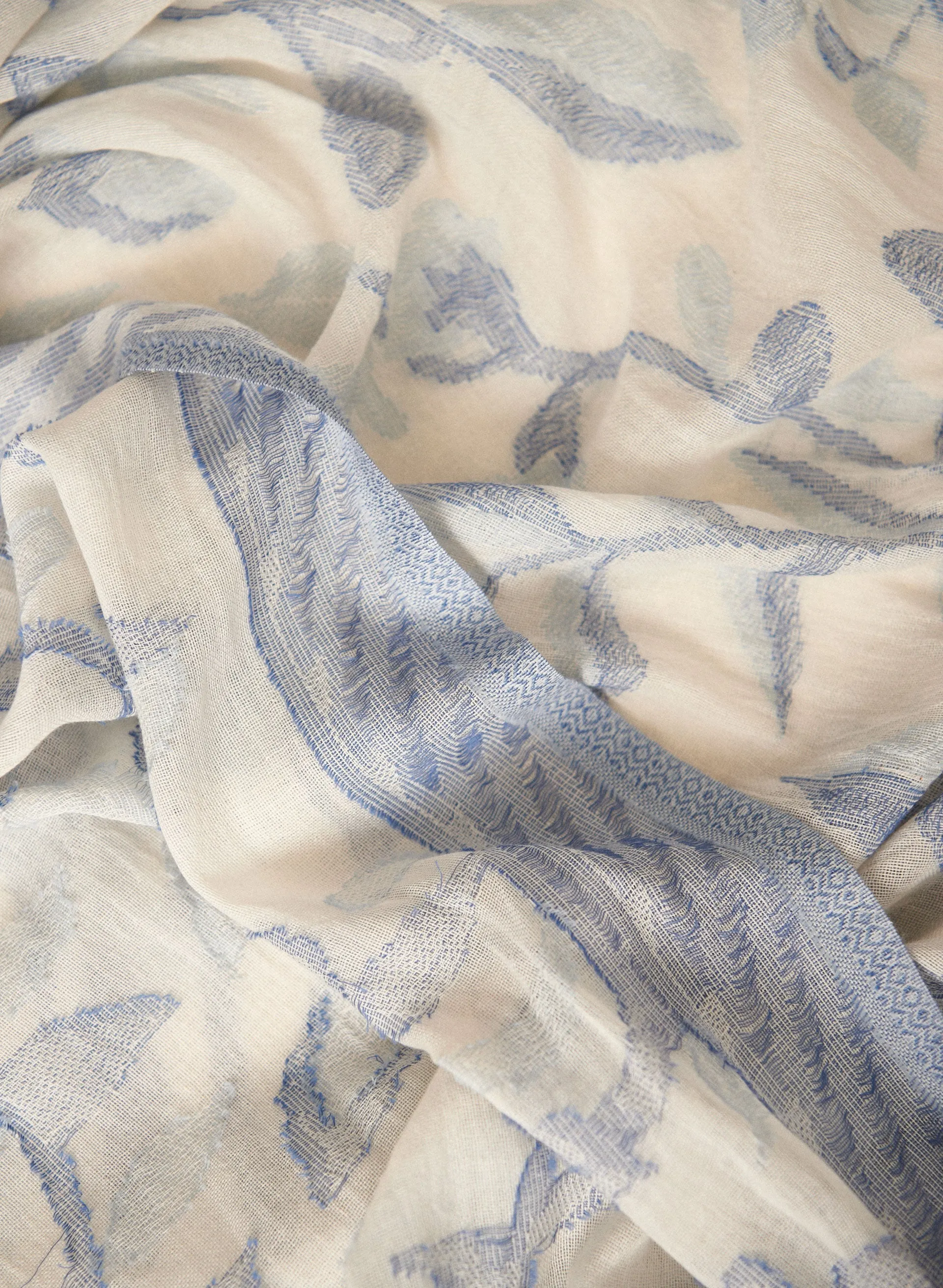 Abstract Floral Motif Scarf sold by Melanie Lyne product image thumbnail 2