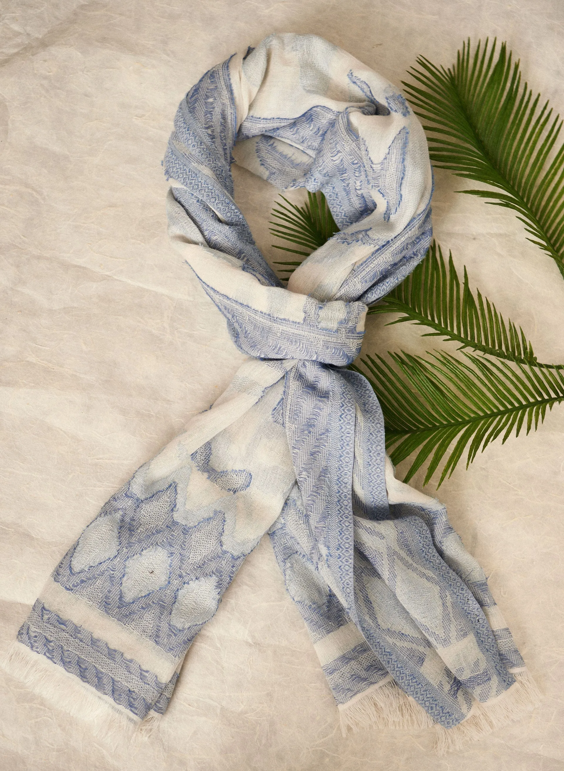 Abstract Floral Motif Scarf sold by Melanie Lyne