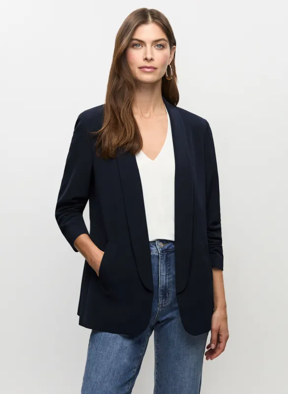 Ruched Sleeve Blazer sold by Melanie Lyne