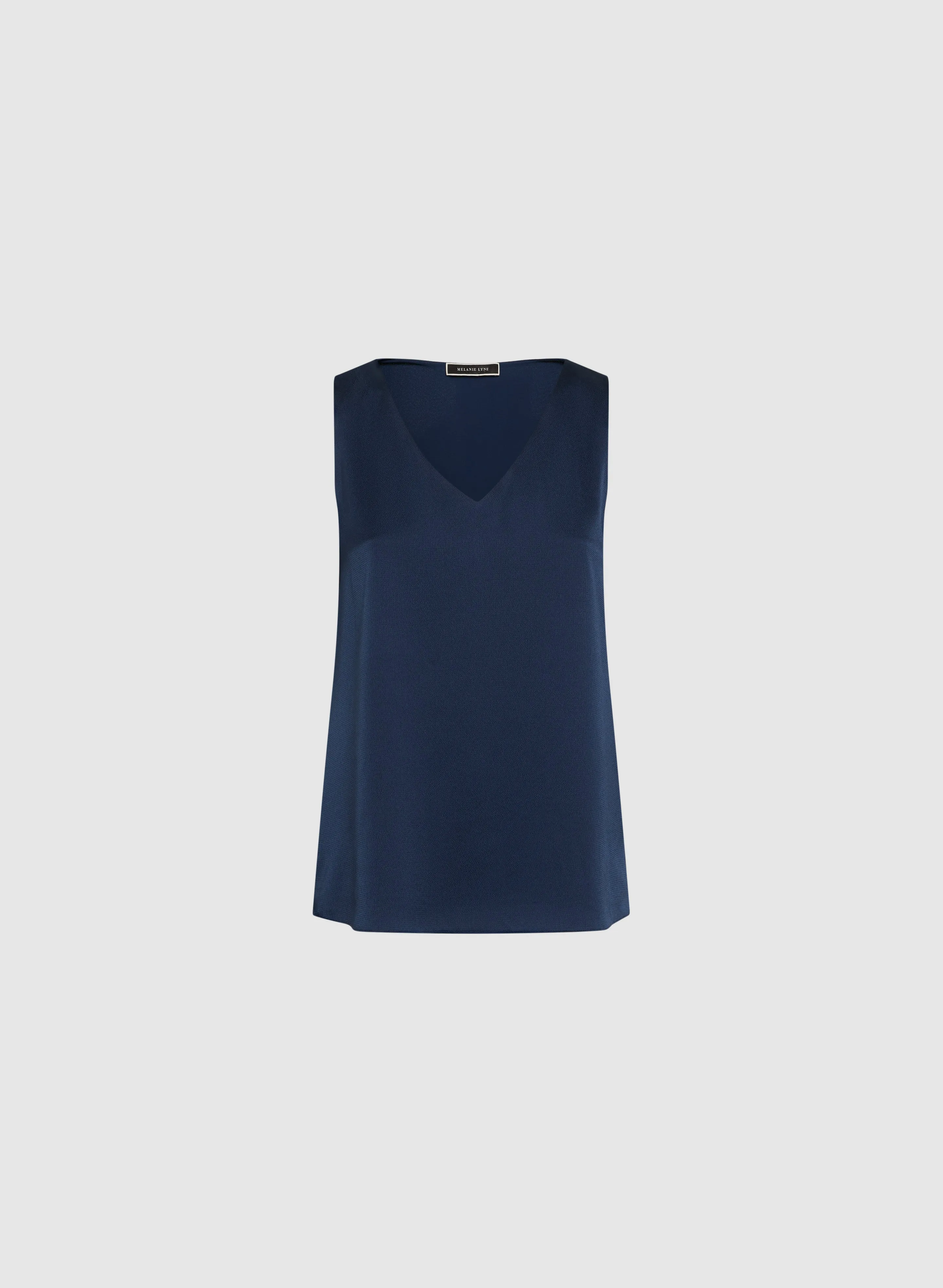 Essential V-Neck Satin Tank Top sold by Melanie Lyne product image thumbnail 5