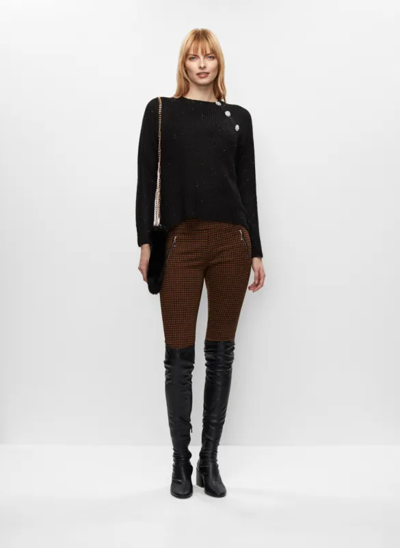 Button Detail Sweater & Herringbone Leggings sold by Melanie Lyne