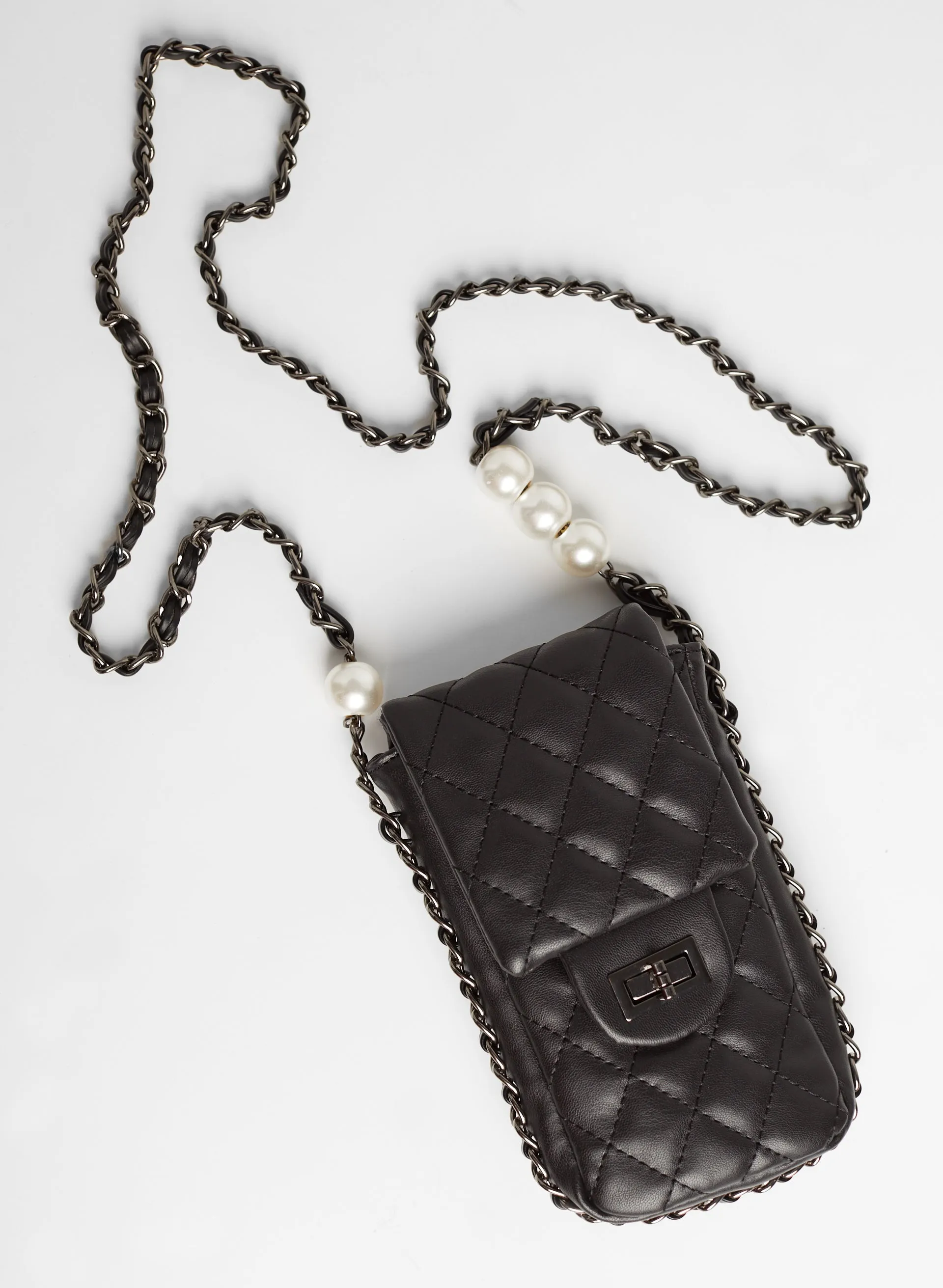 Diamond Quilt Phone Bag sold by Melanie Lyne product image thumbnail 3