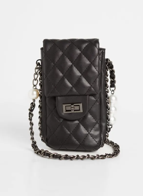 Diamond Quilt Phone Bag sold by Melanie Lyne