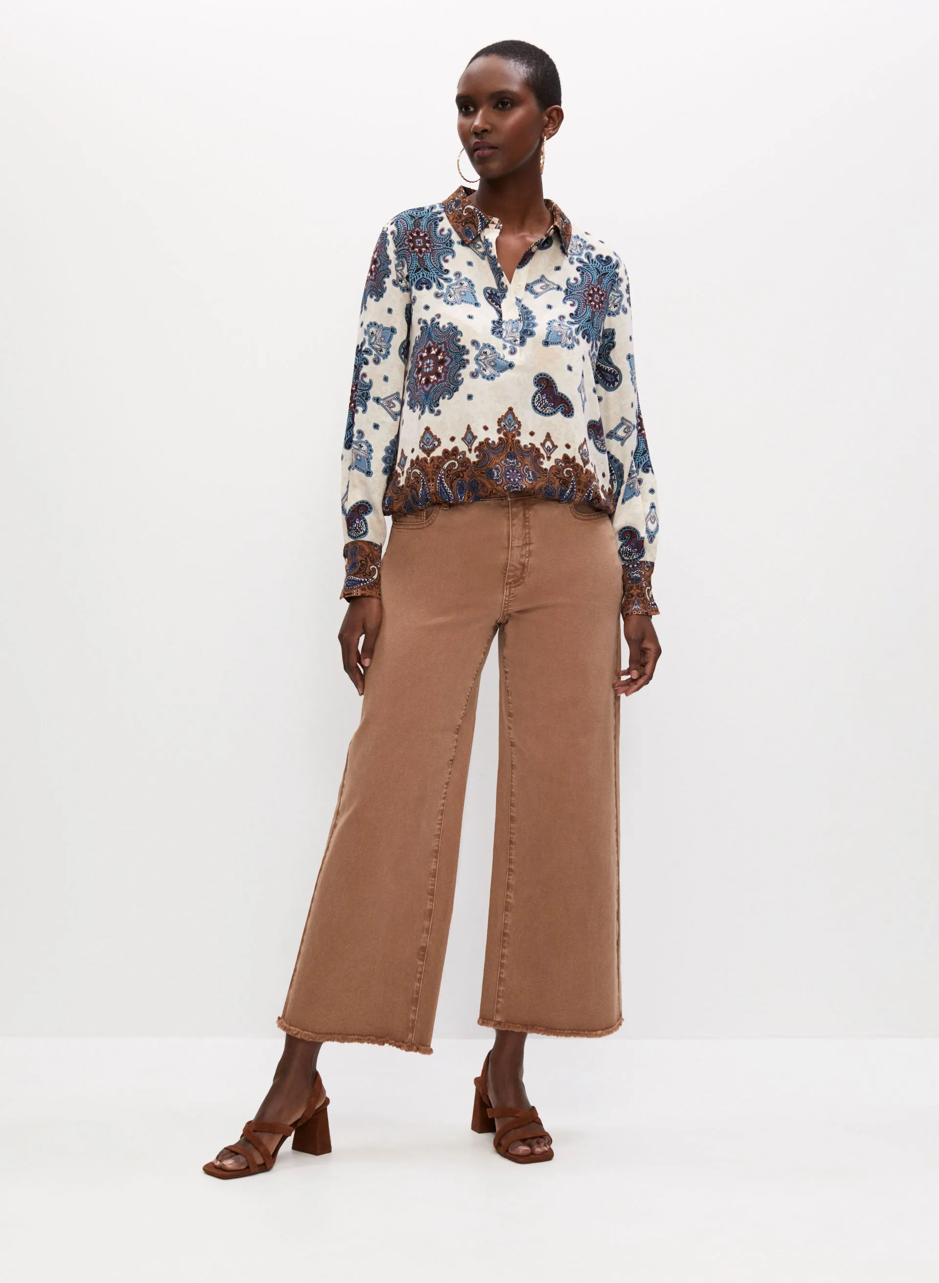 Wide Leg Culotte Jeans sold by Melanie Lyne product image thumbnail 3