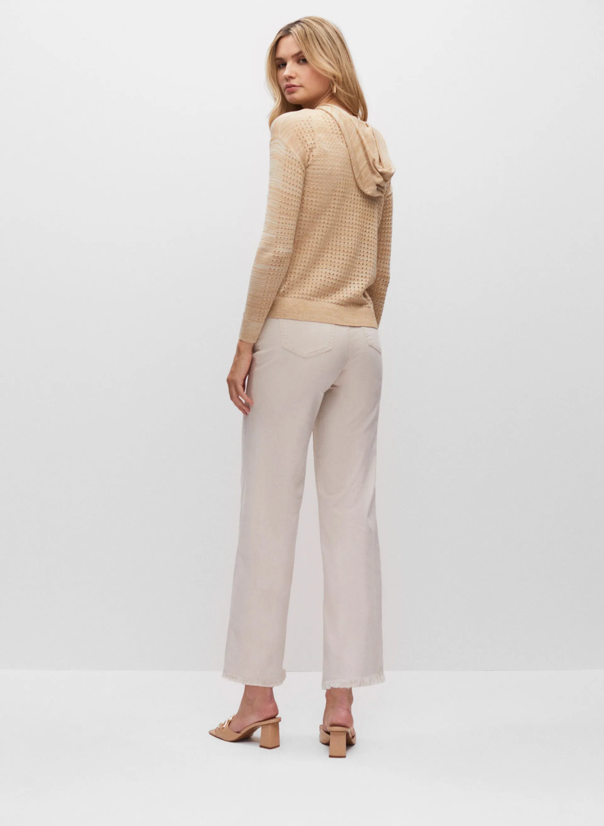 Open Weave Hooded Pullover sold by Melanie Lyne product image thumbnail 4