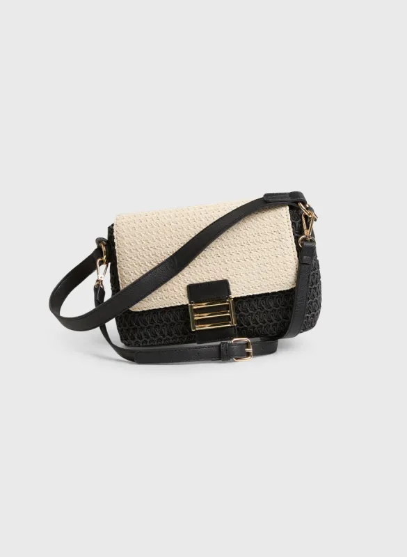 Straw Shoulder Bag sold by Melanie Lyne