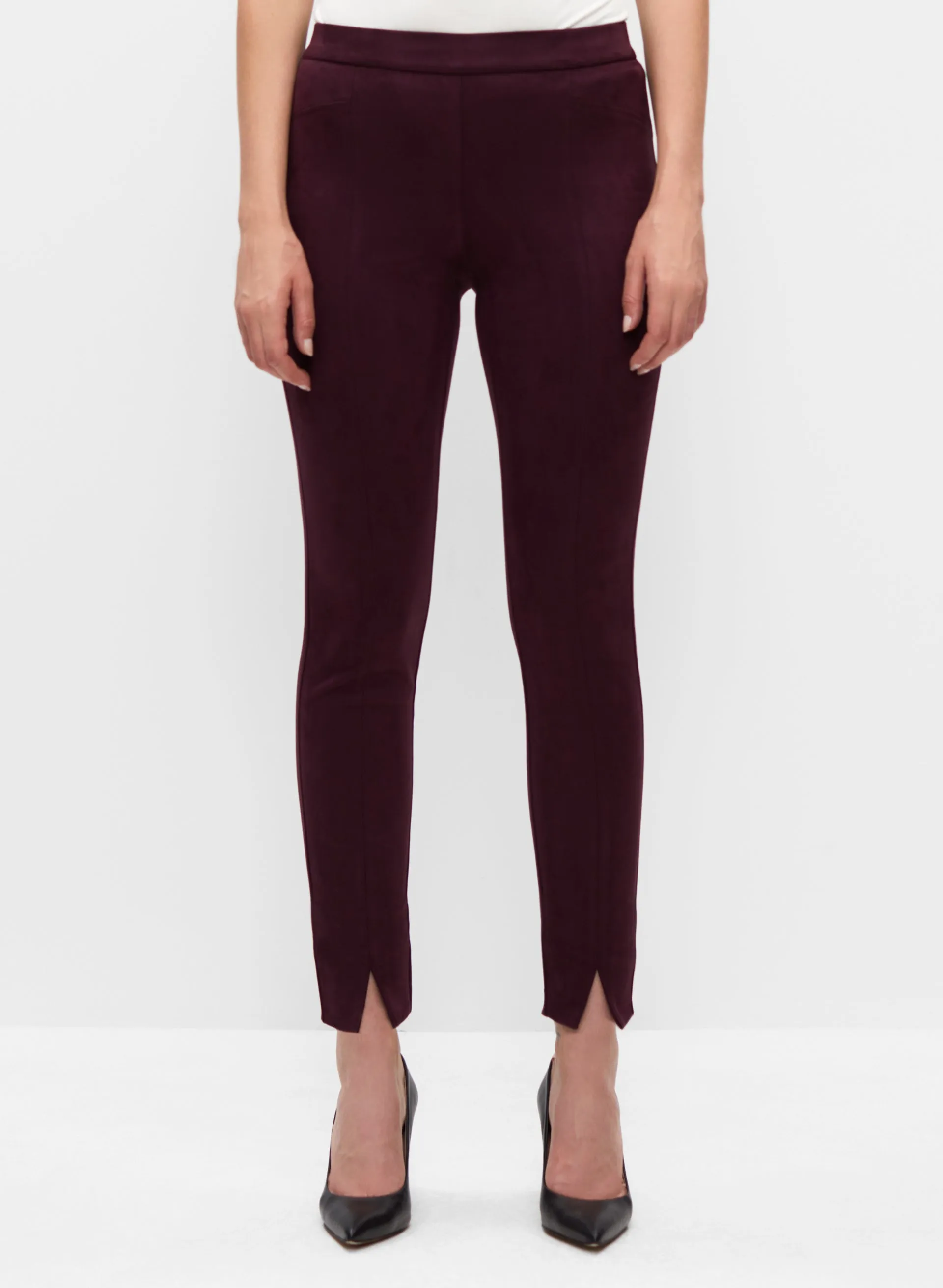 Faux Suede Pull-On Pants sold by Melanie Lyne product image thumbnail 3