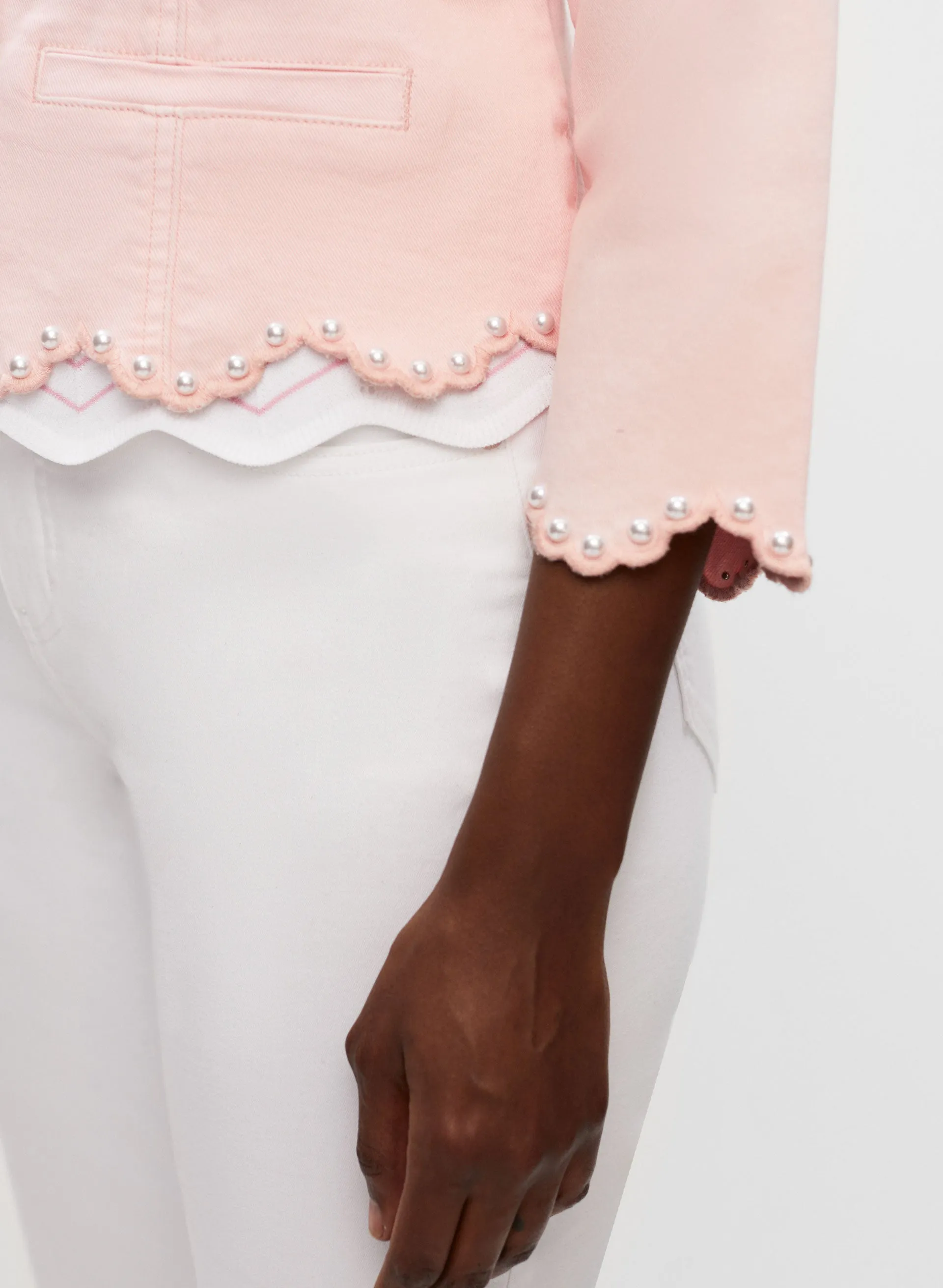 Pearl Detail Jacket sold by Melanie Lyne product image thumbnail 5