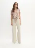Tie Detail Blouse & Wide Leg Pintuck Pants sold by Melanie Lyne