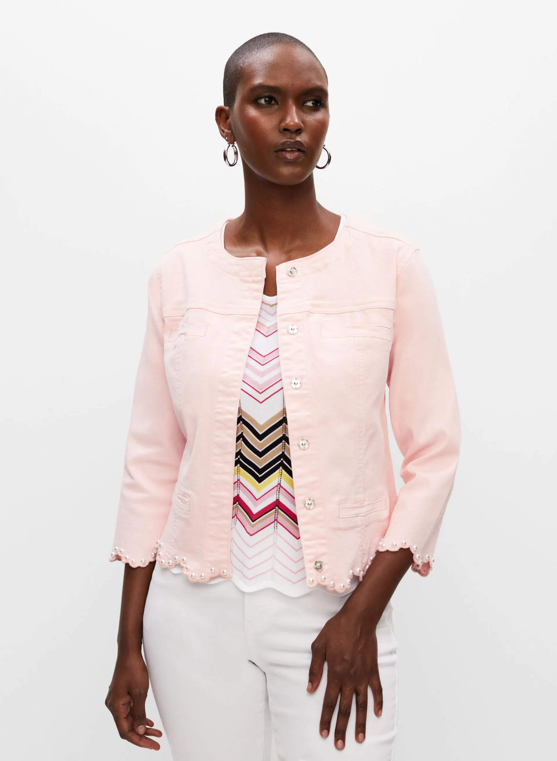 Pearl Detail Jacket sold by Melanie Lyne