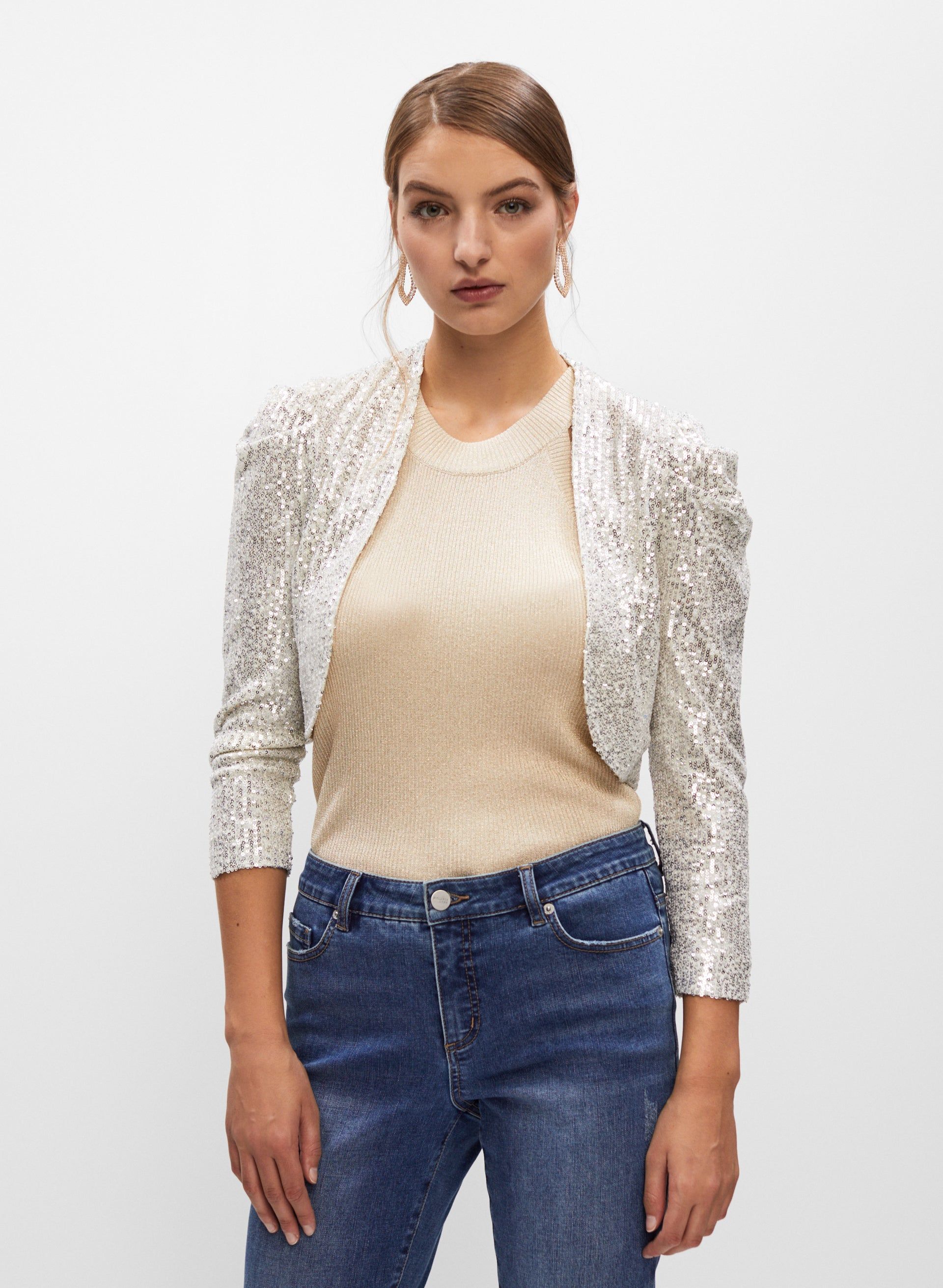 Sequin Mesh Bolero sold by Melanie Lyne