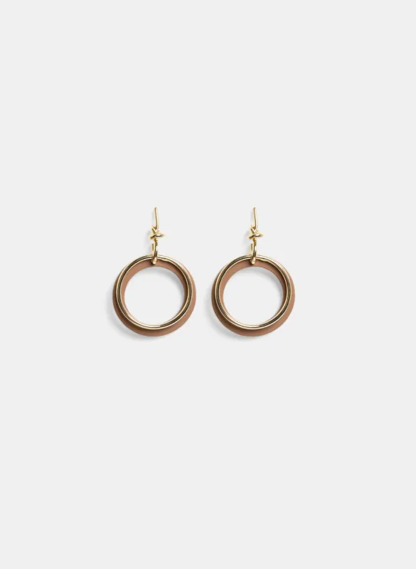 Double Hoop Drop Earrings sold by Melanie Lyne