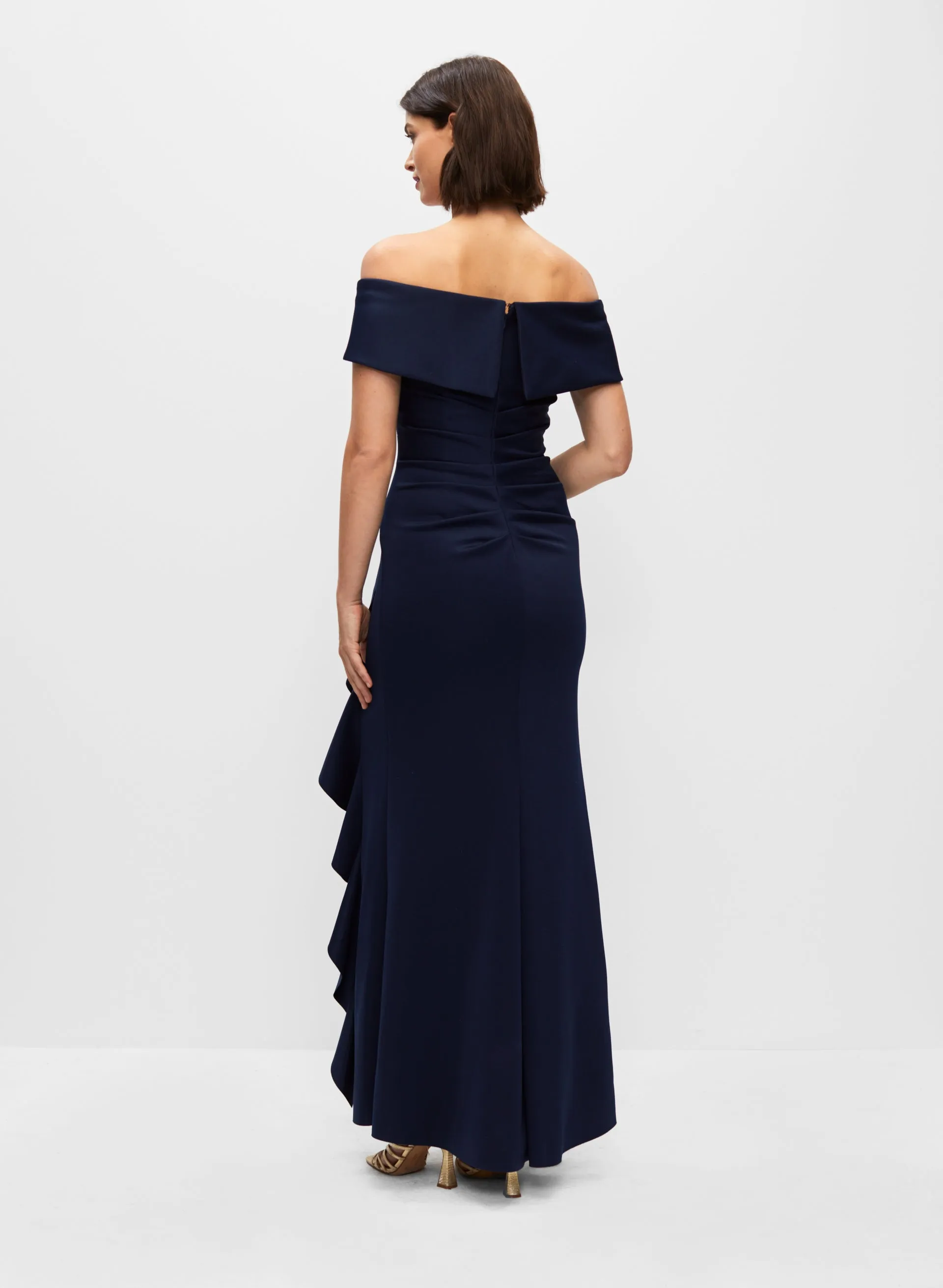 Off The Shoulder Ruffle Gown sold by Melanie Lyne product image thumbnail 2