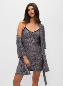 Leopard Print Nightgown Set sold by Melanie Lyne