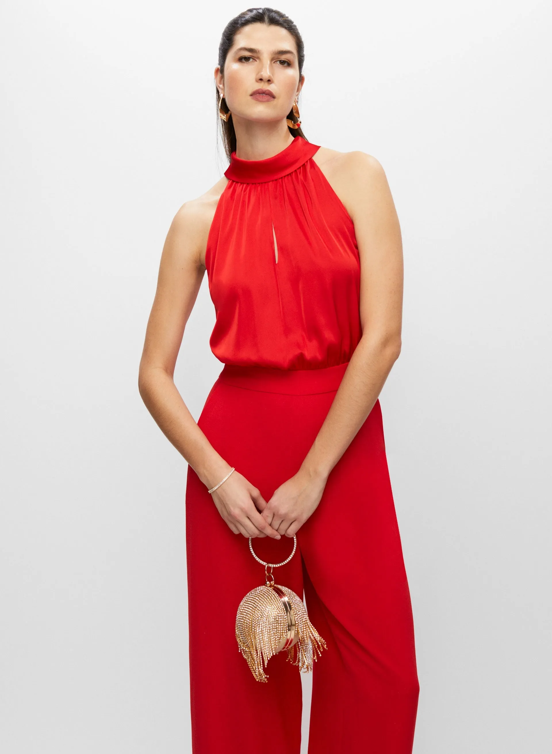 Halter Neck Jumpsuit sold by Melanie Lyne product image thumbnail 5