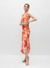 Palm Leaf Print Jersey Dress sold by Melanie Lyne