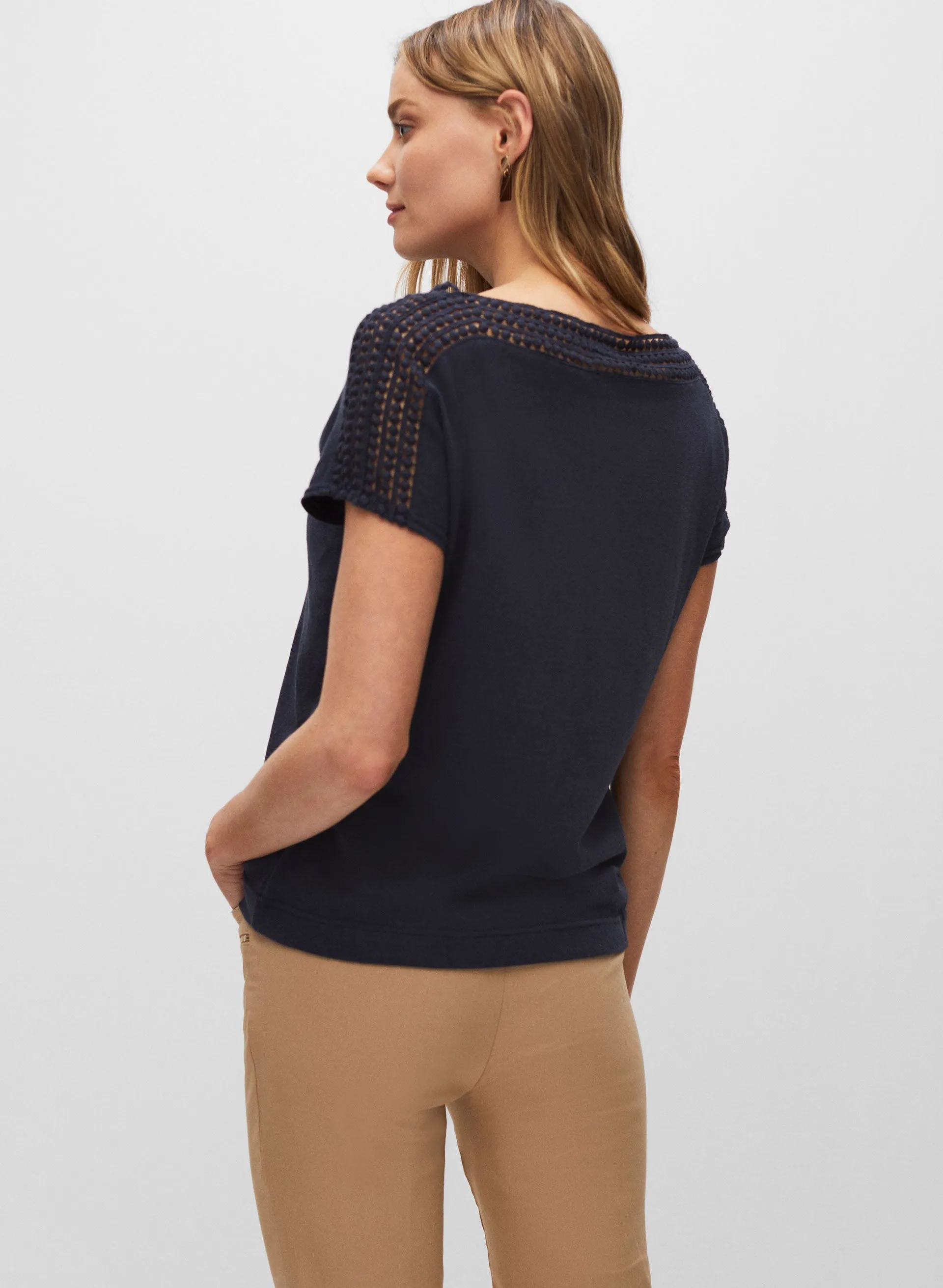 Crotchet Detail Top sold by Melanie Lyne product image thumbnail 4