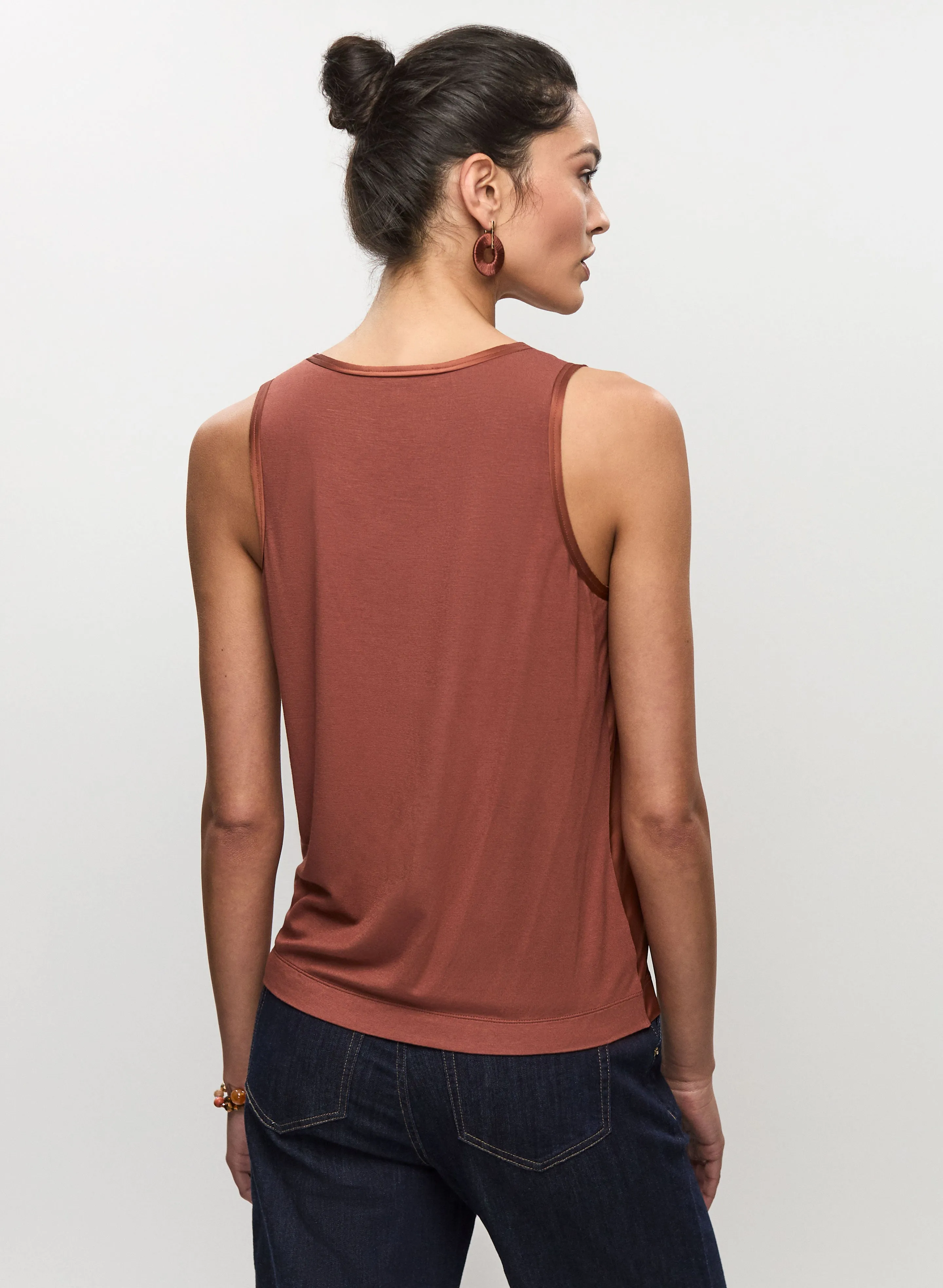 Satin Sleeveless Top sold by Melanie Lyne product image thumbnail 4