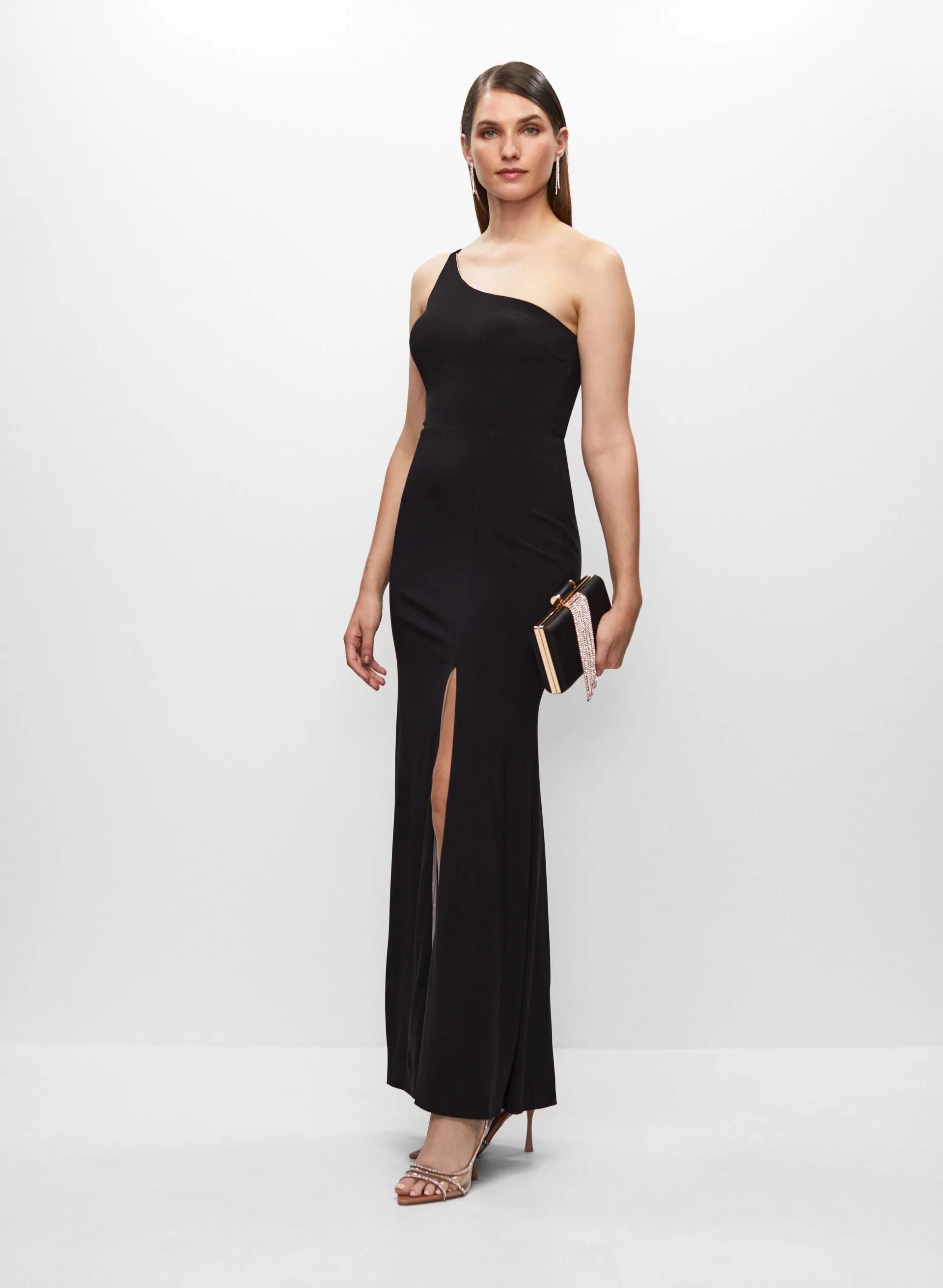One-Shoulder Slit Dress sold by Melanie Lyne product image thumbnail 2