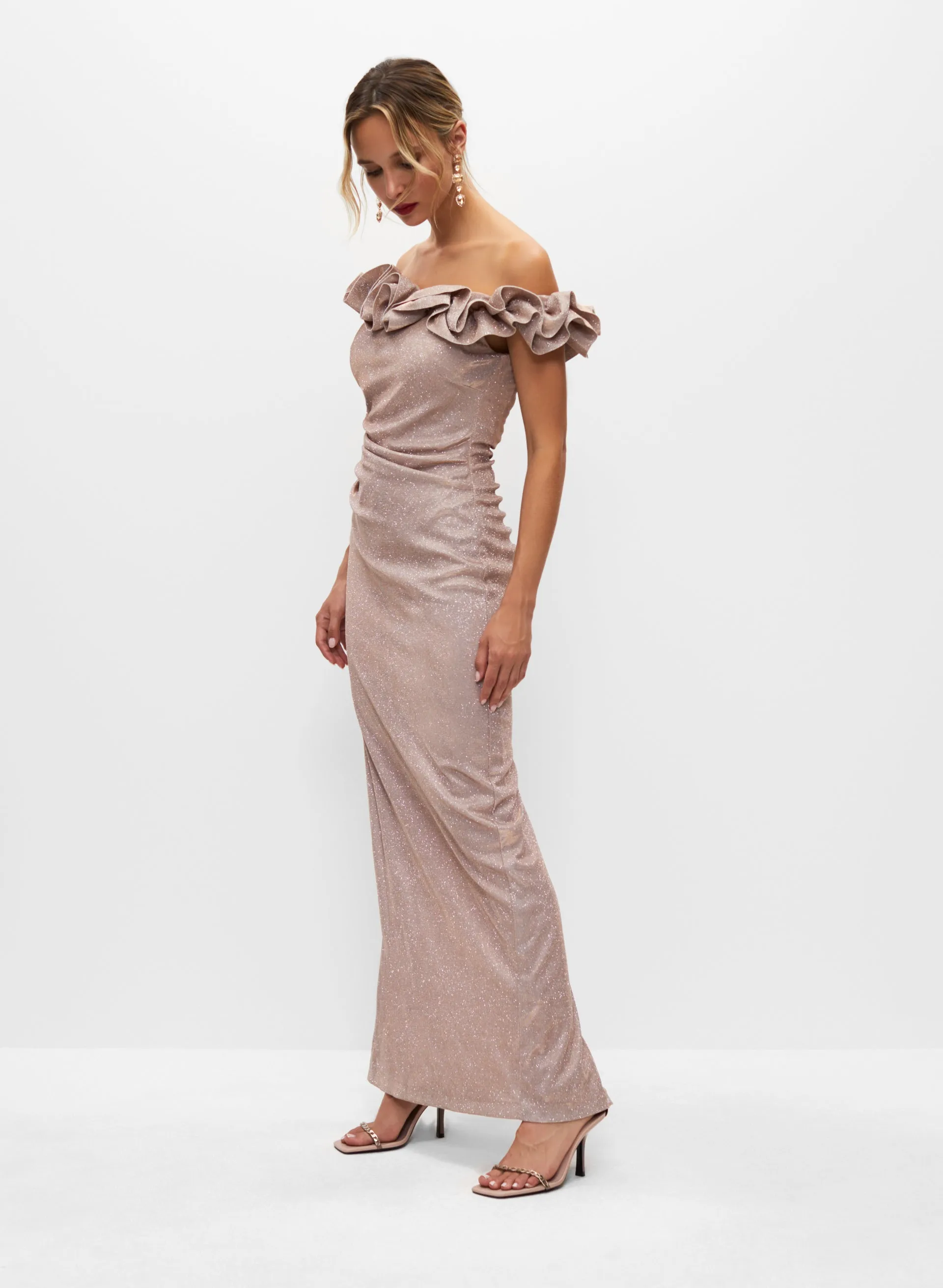 BA Nites - Metallic Maxi Dress sold by Melanie Lyne product image thumbnail 3