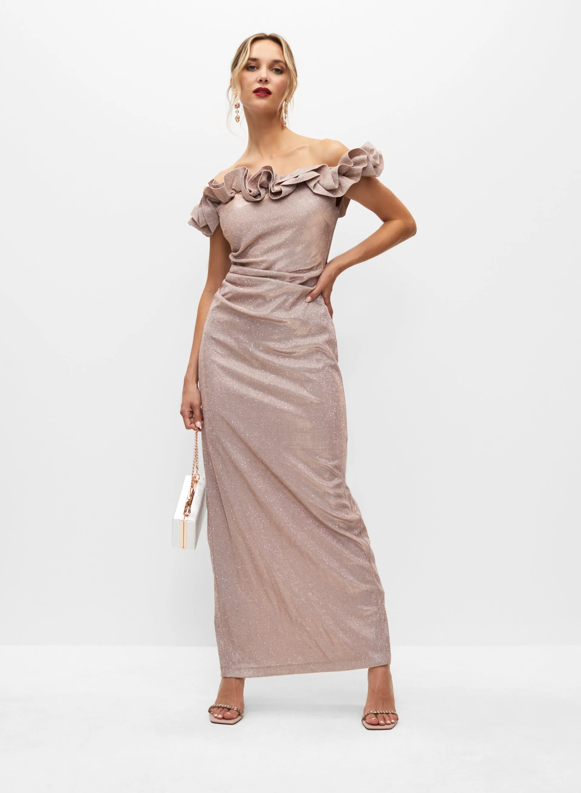 BA Nites - Metallic Maxi Dress sold by Melanie Lyne