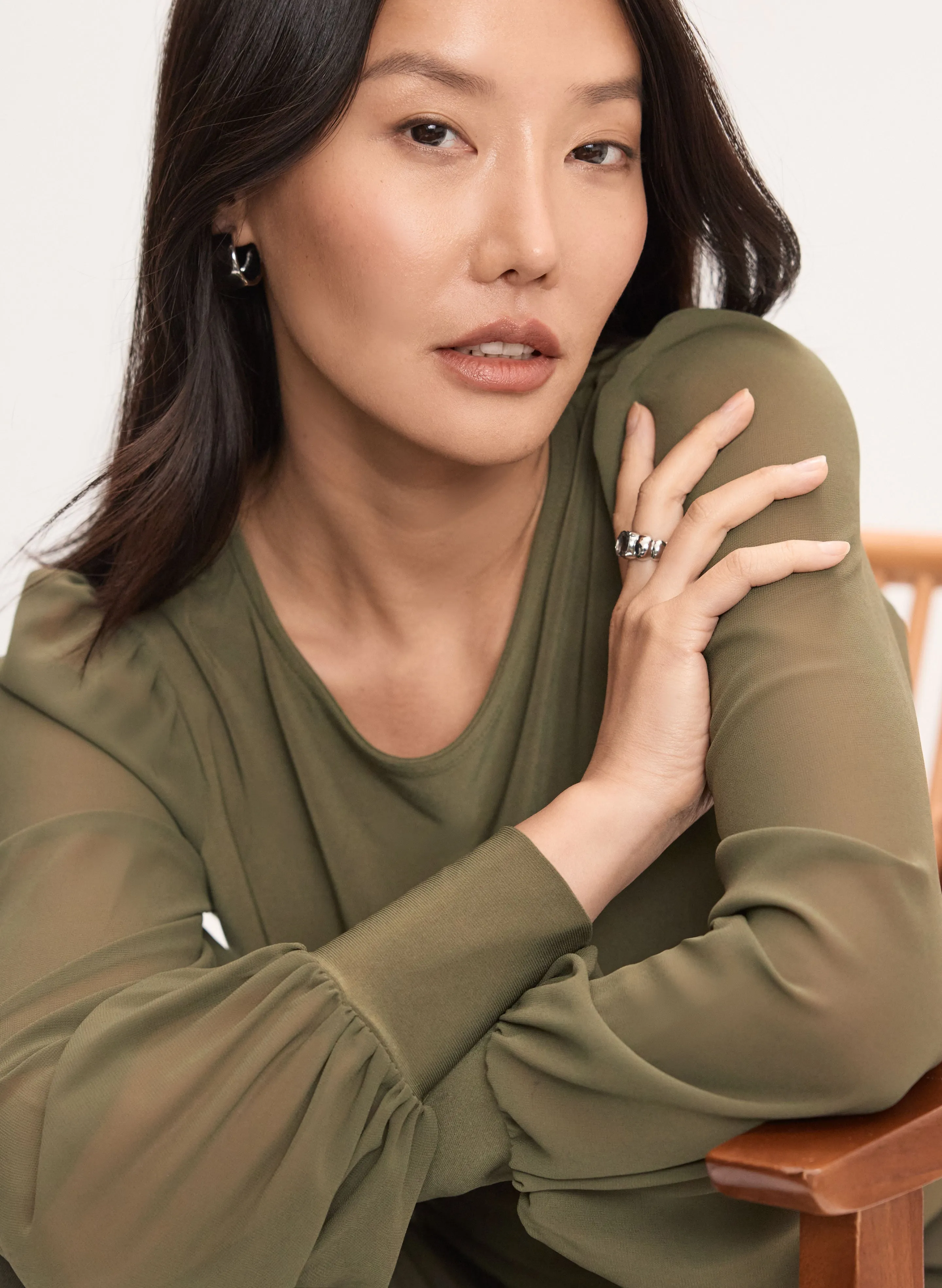 Balloon Sleeve Top sold by Melanie Lyne product image thumbnail 2