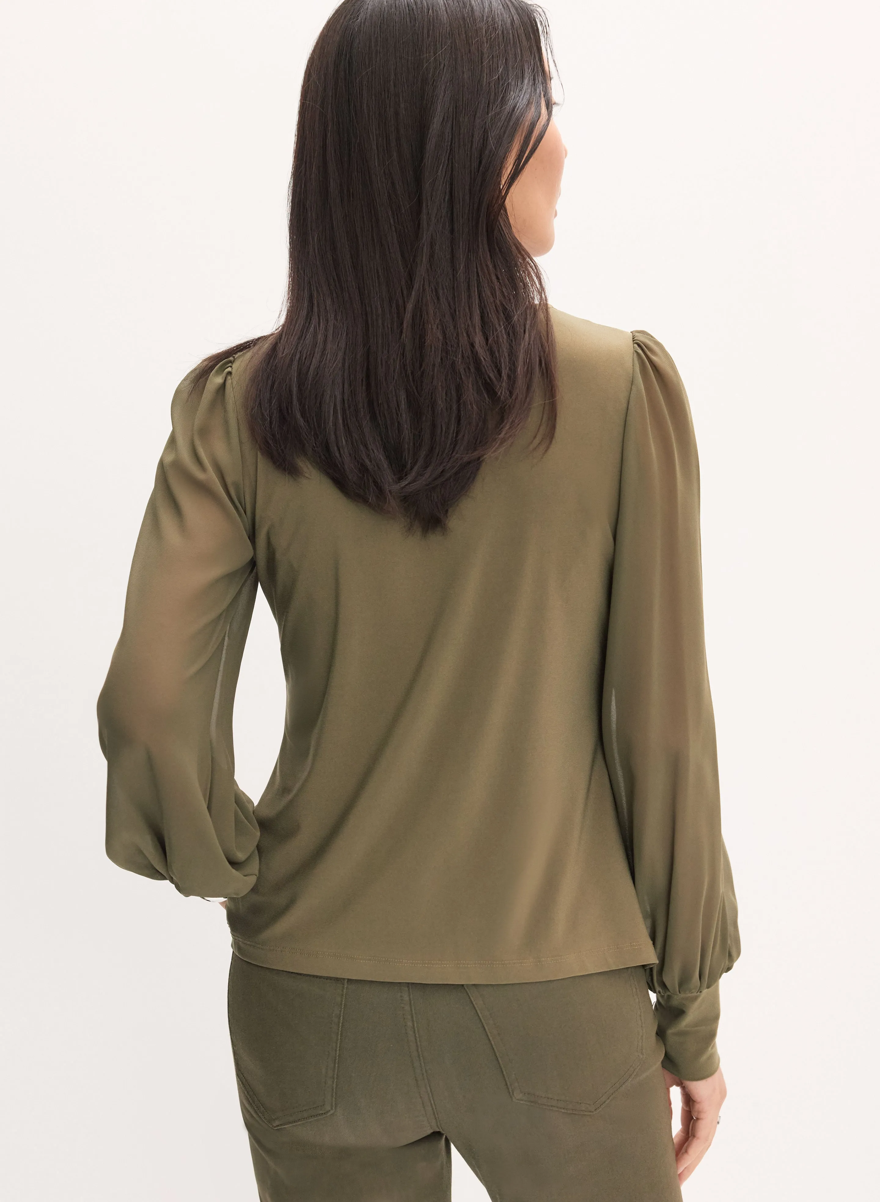 Balloon Sleeve Top sold by Melanie Lyne product image thumbnail 4