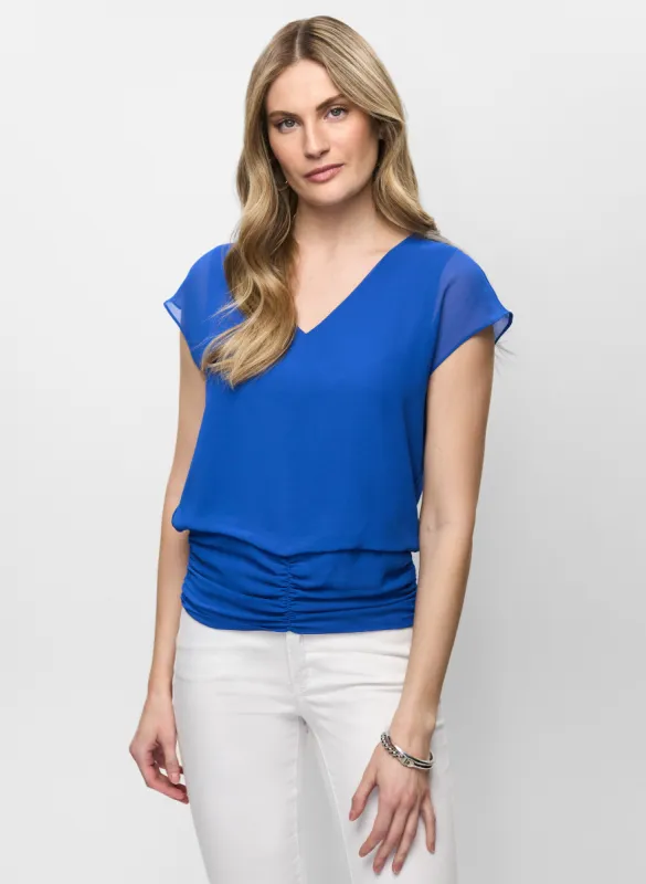 V-Neck Chiffon Blouse sold by Melanie Lyne