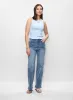Essential Tank Top & Distressed Wide Leg Jeans sold by Melanie Lyne