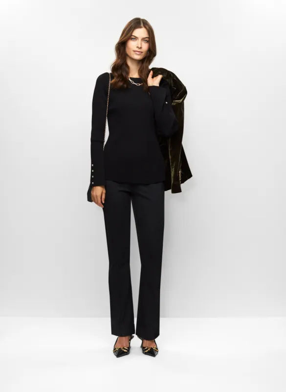 Velvet Jacket, Rhinestone Sweater & Flares sold by Melanie Lyne