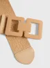 Square Buckle Braided Belt sold by Melanie Lyne