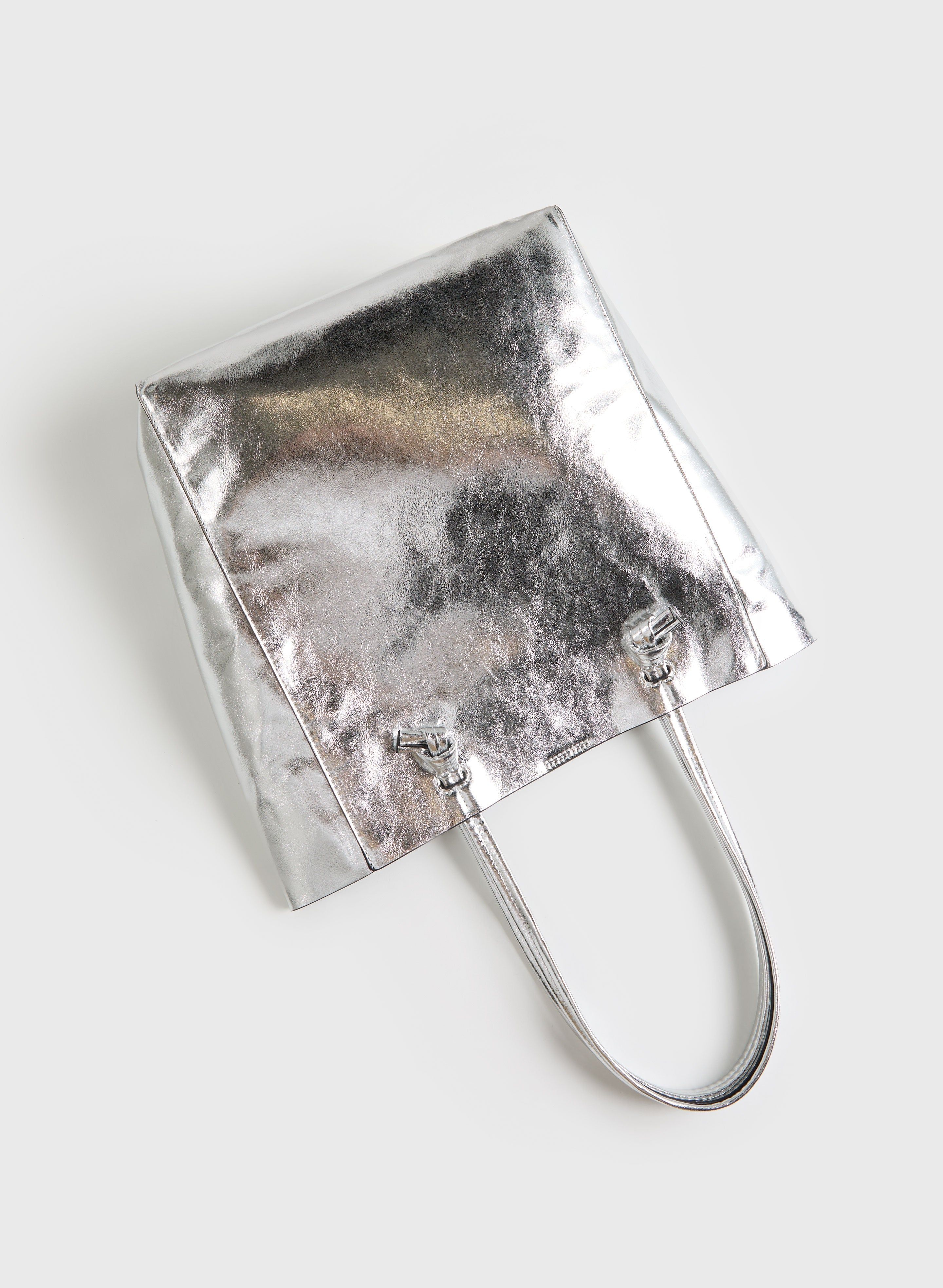 Metallic Satchel Bag sold by Melanie Lyne product image thumbnail 5