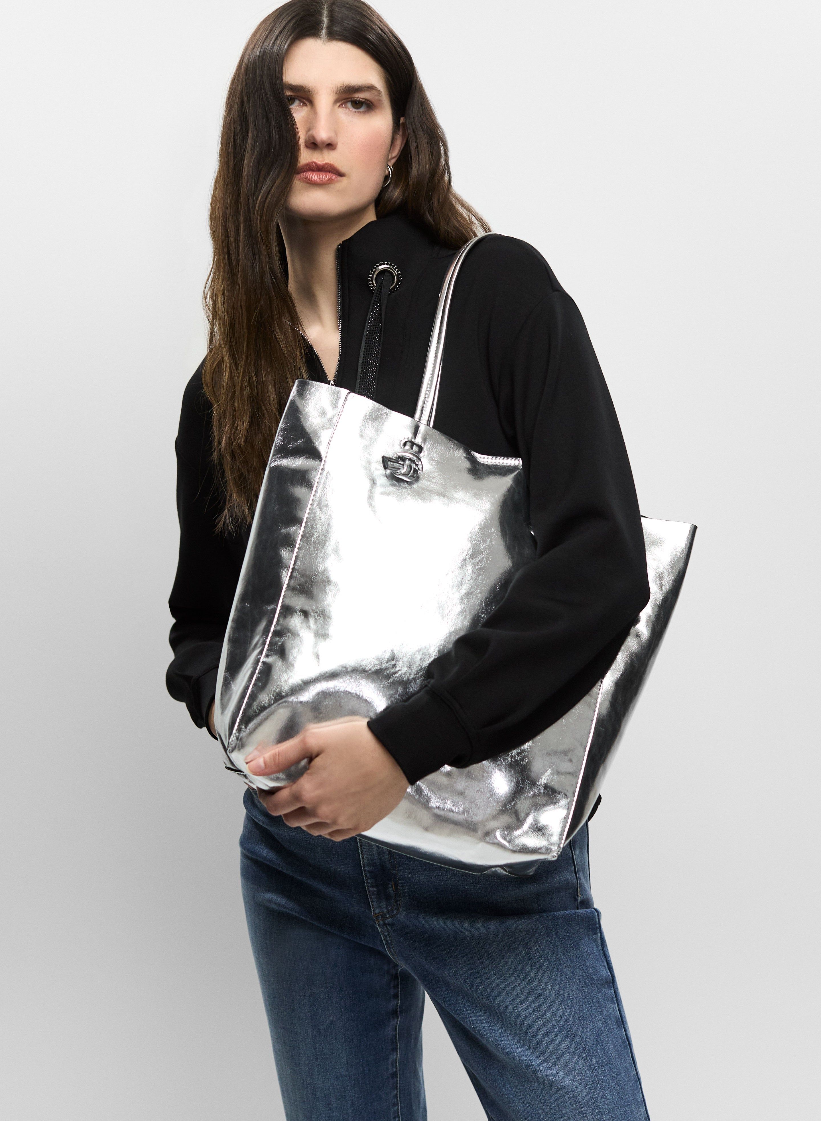 Metallic Satchel Bag sold by Melanie Lyne product image thumbnail 4