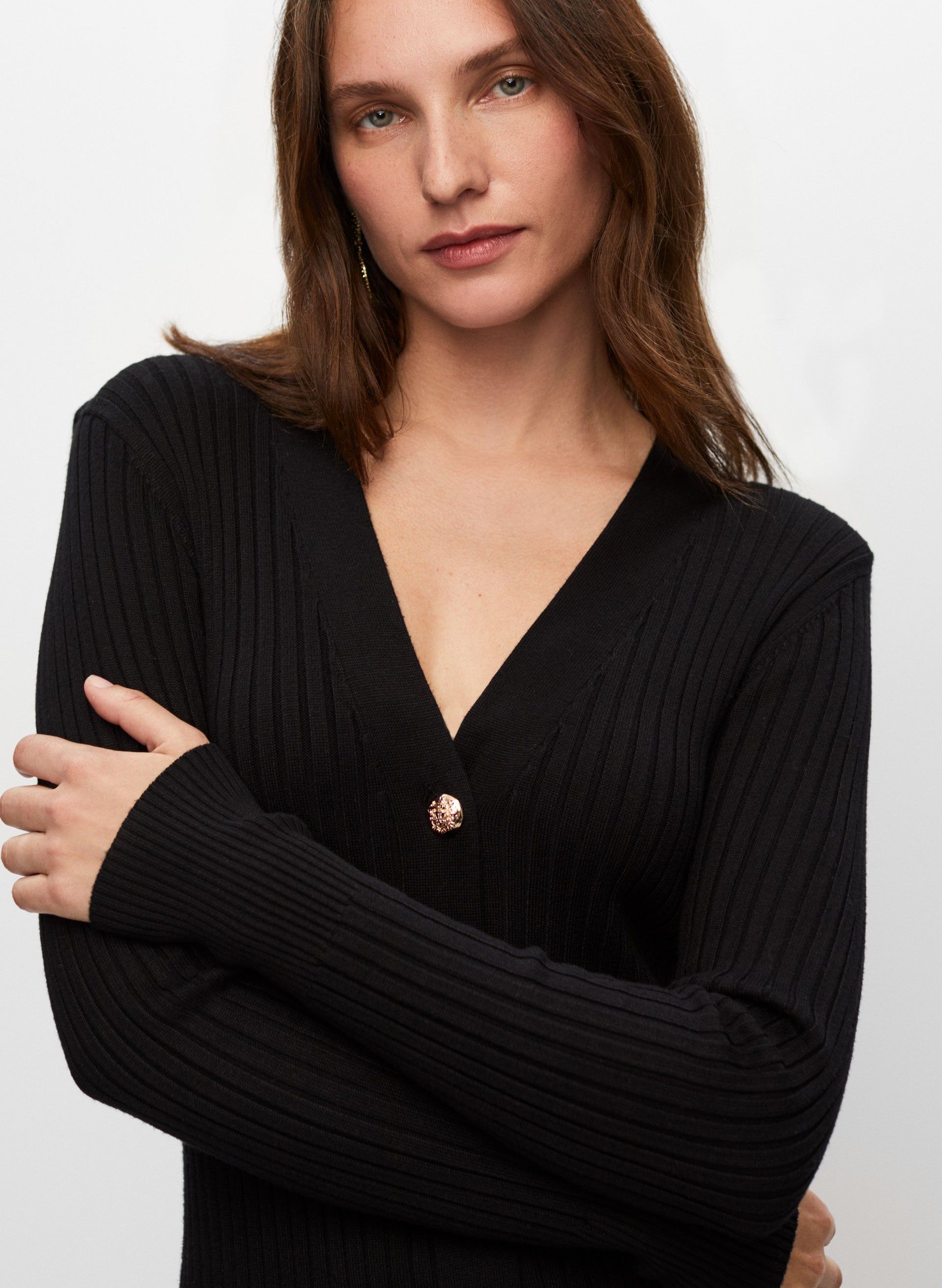 Button-Front Ribbed Midi Dress sold by Melanie Lyne product image thumbnail 2