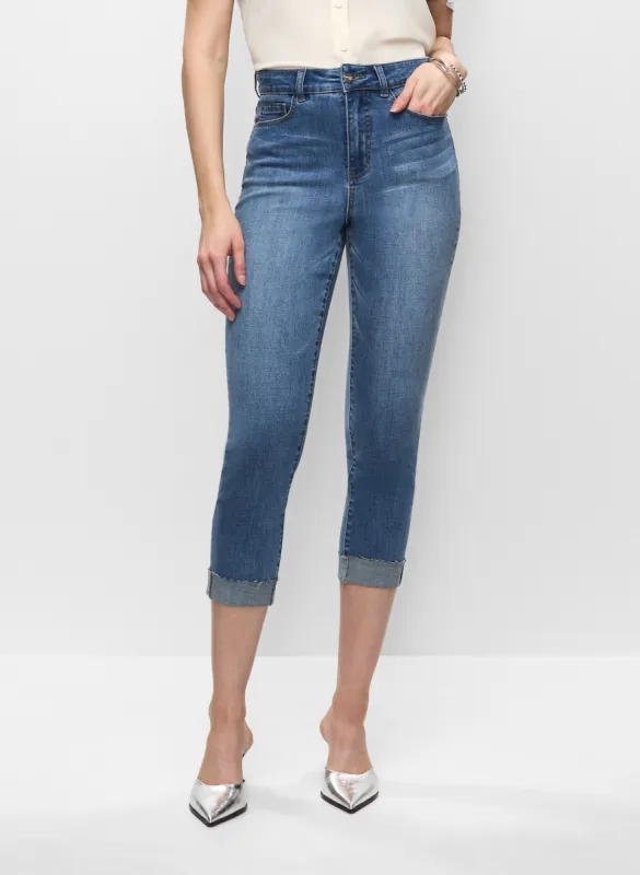 Cuffed Slim Leg Jeans sold by Melanie Lyne