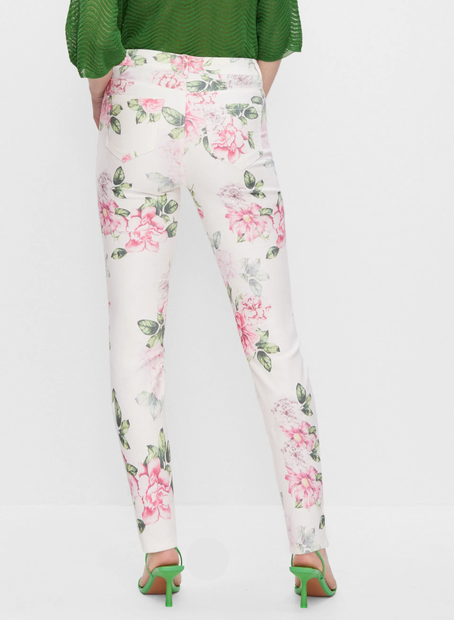Floral Motif Slim Leg Jeans sold by Melanie Lyne product image thumbnail 2