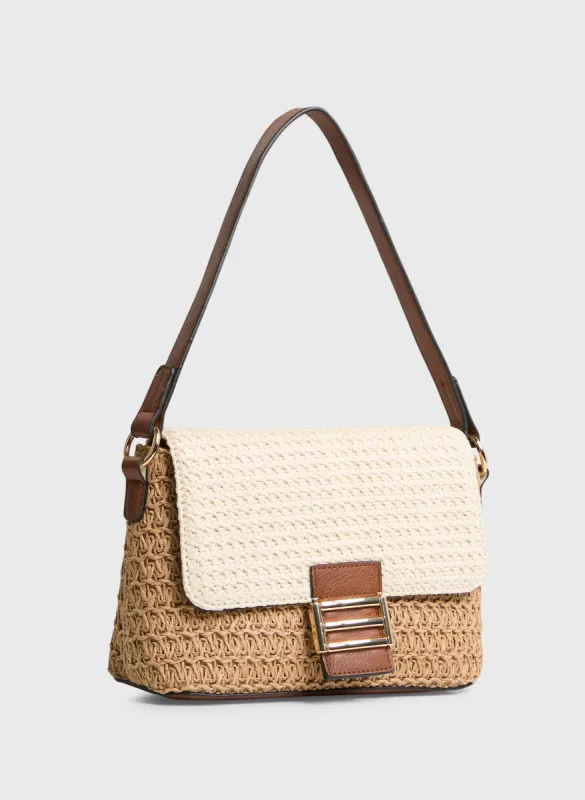 Straw Shoulder Bag sold by Melanie Lyne
