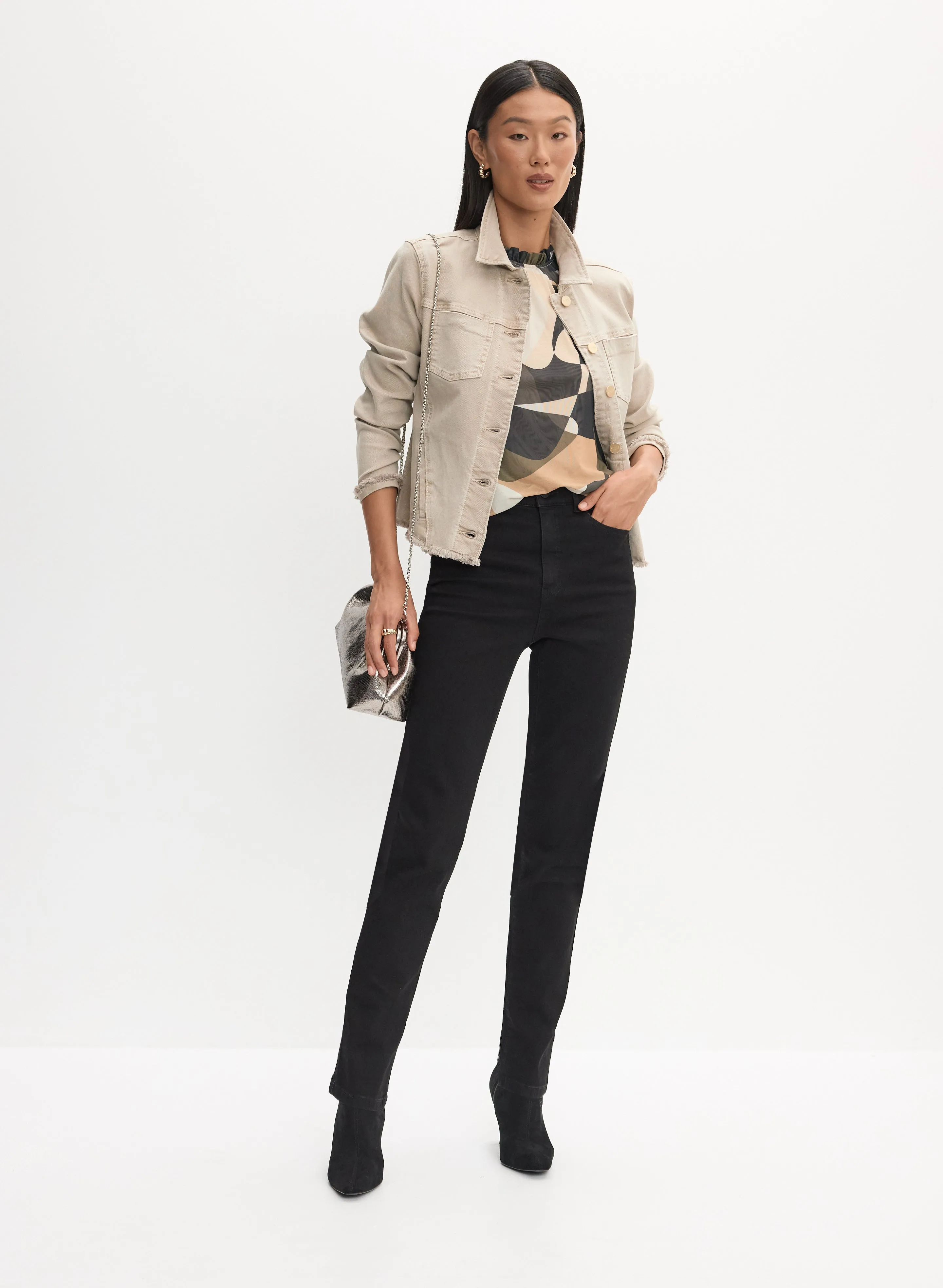 Denim Jacket & Straight Leg Jeans sold by Melanie Lyne