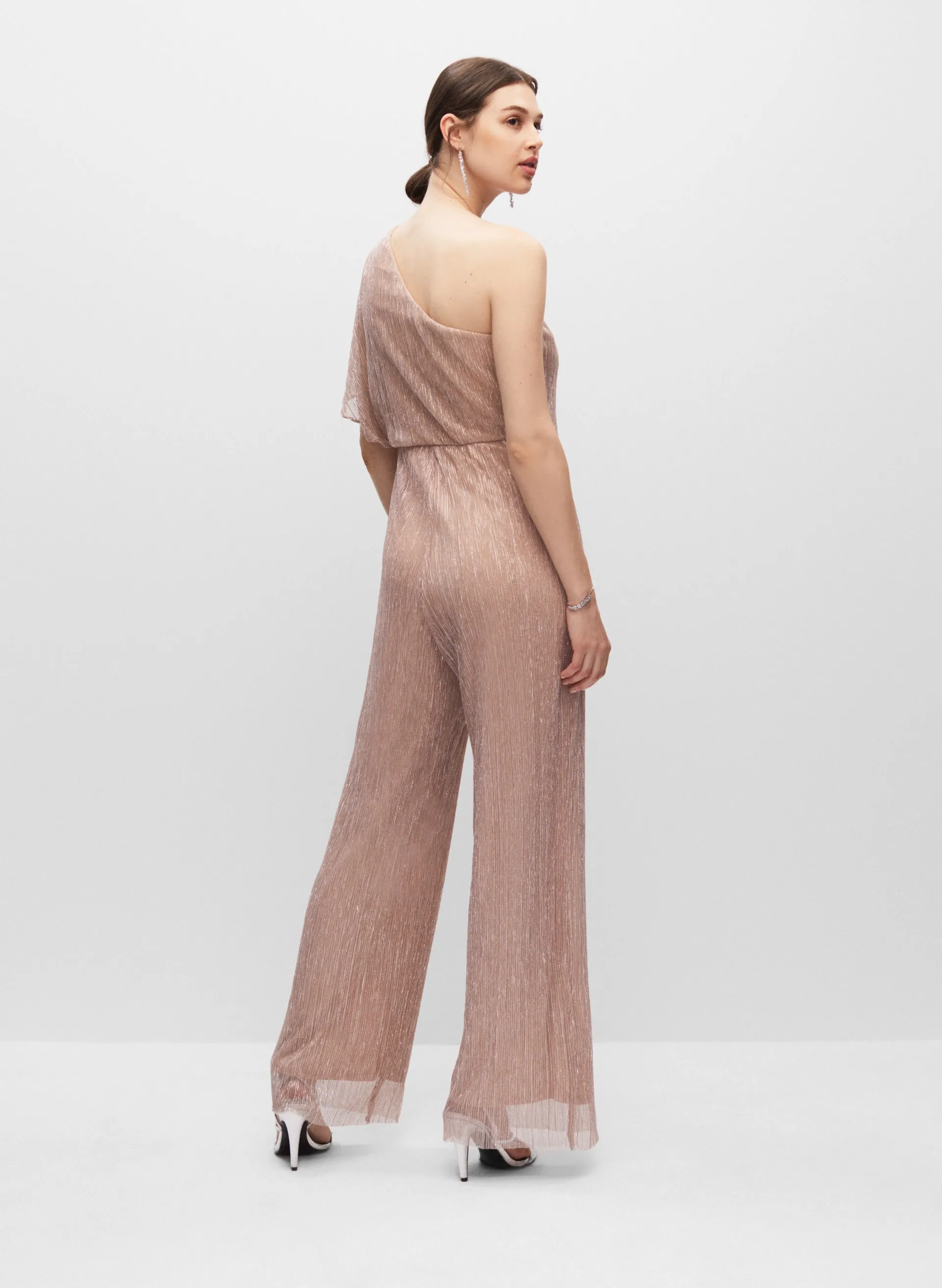 Adrianna Papell - One-Shoulder Jumpsuit sold by Melanie Lyne product image thumbnail 3