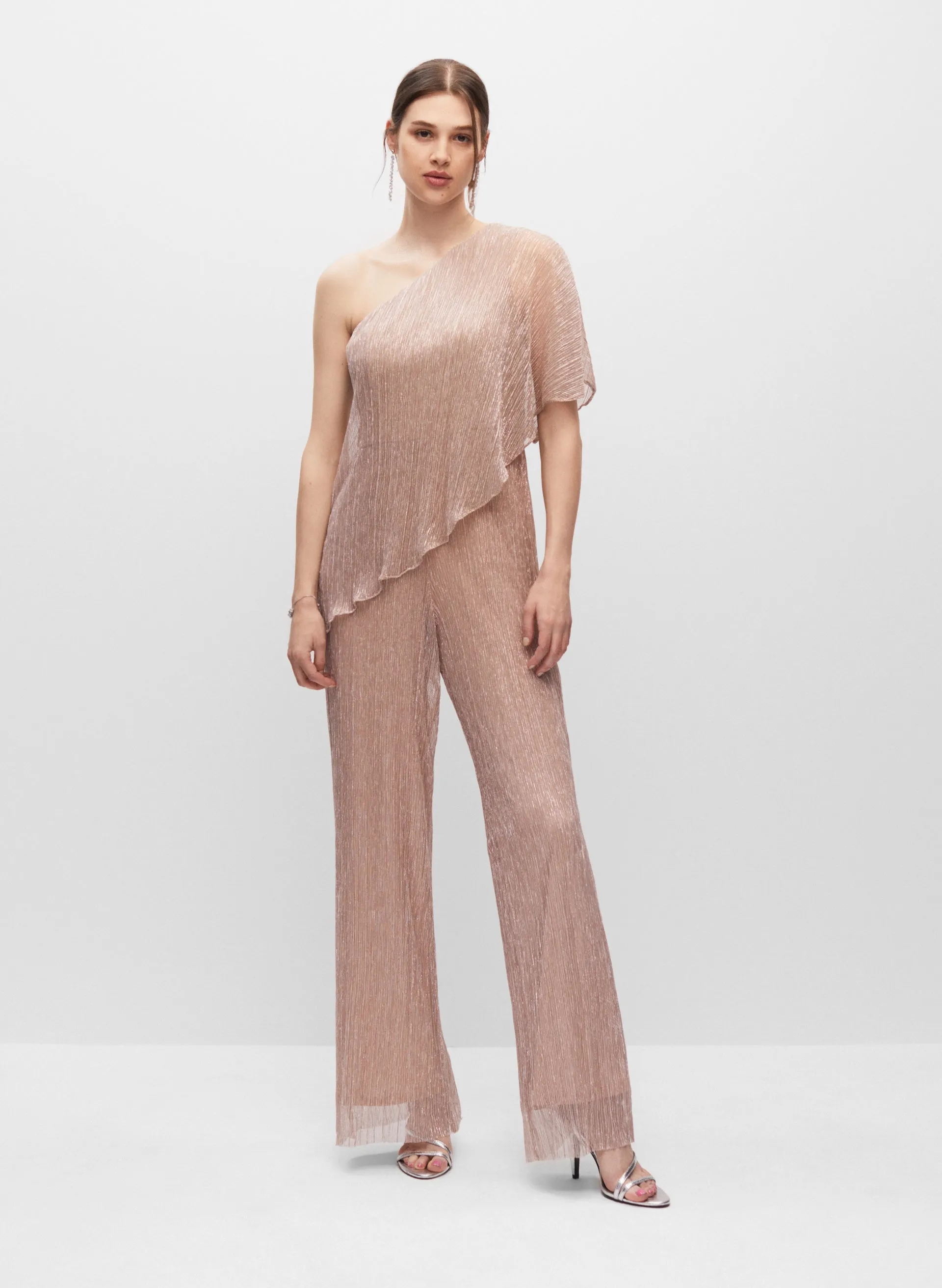Adrianna Papell - One-Shoulder Jumpsuit sold by Melanie Lyne